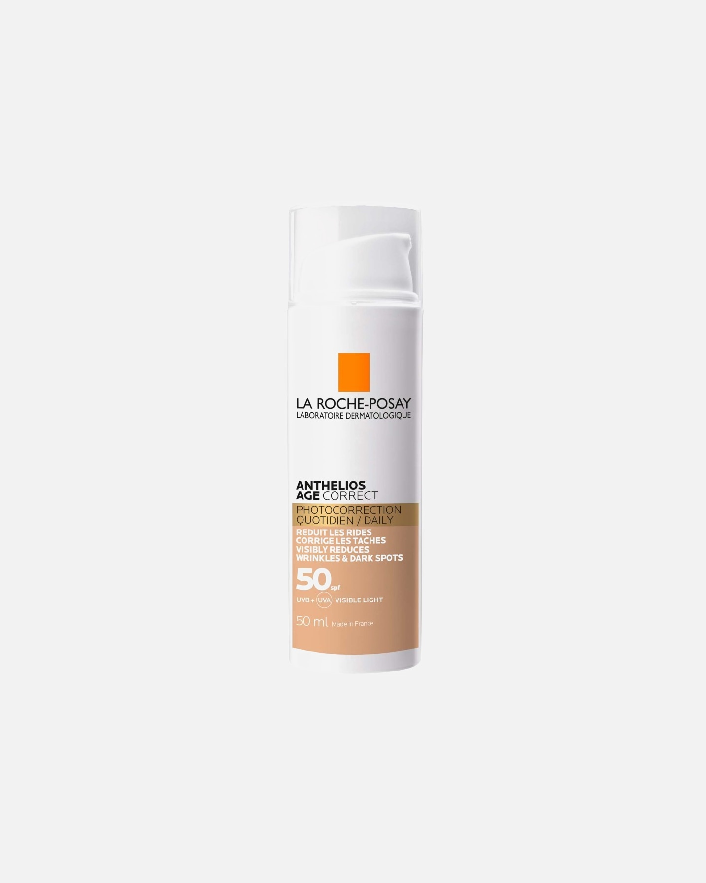 Crème solaire pour Unisexe La Roche-Posay Anthelios Age Correct Getönt LSF 50 50 ml