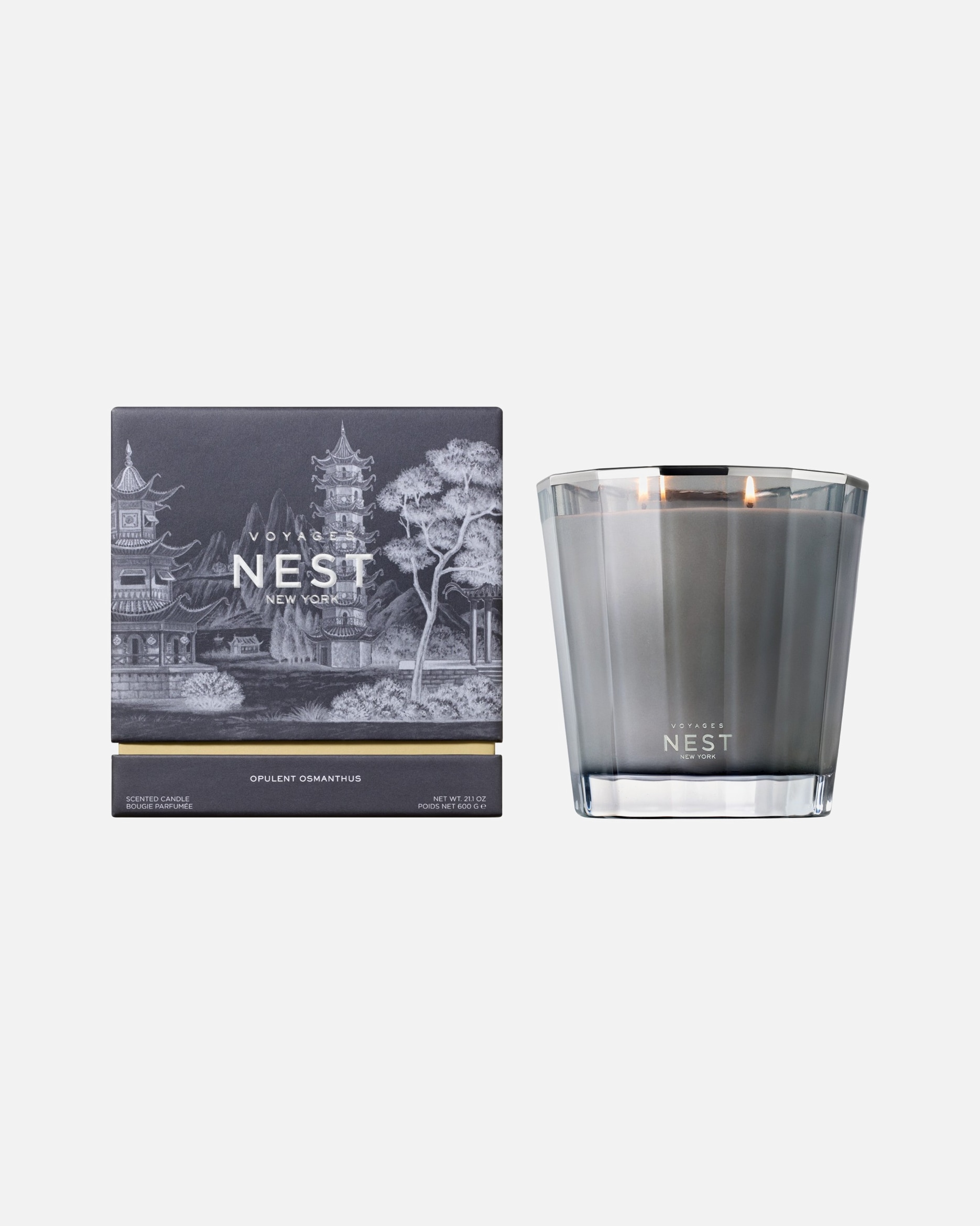 Bougie pour Unisexe NEST NEW YORK Default Brand Line Voyages Opulent Osmanthus 2-Wick 600 g