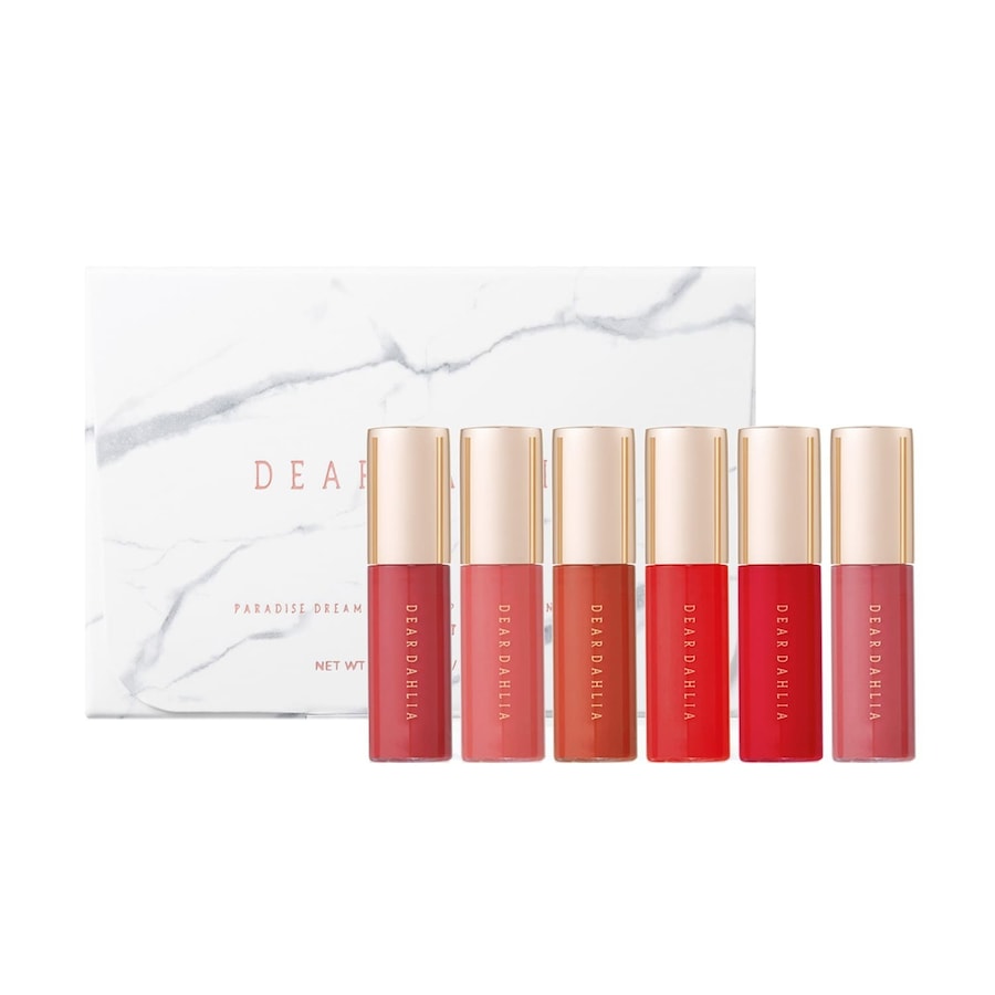 Dear Dahlia - Paradise Dream Velvet Lip Mousse Mini 6 Coffrets 6 ml Rouge foncé unisex