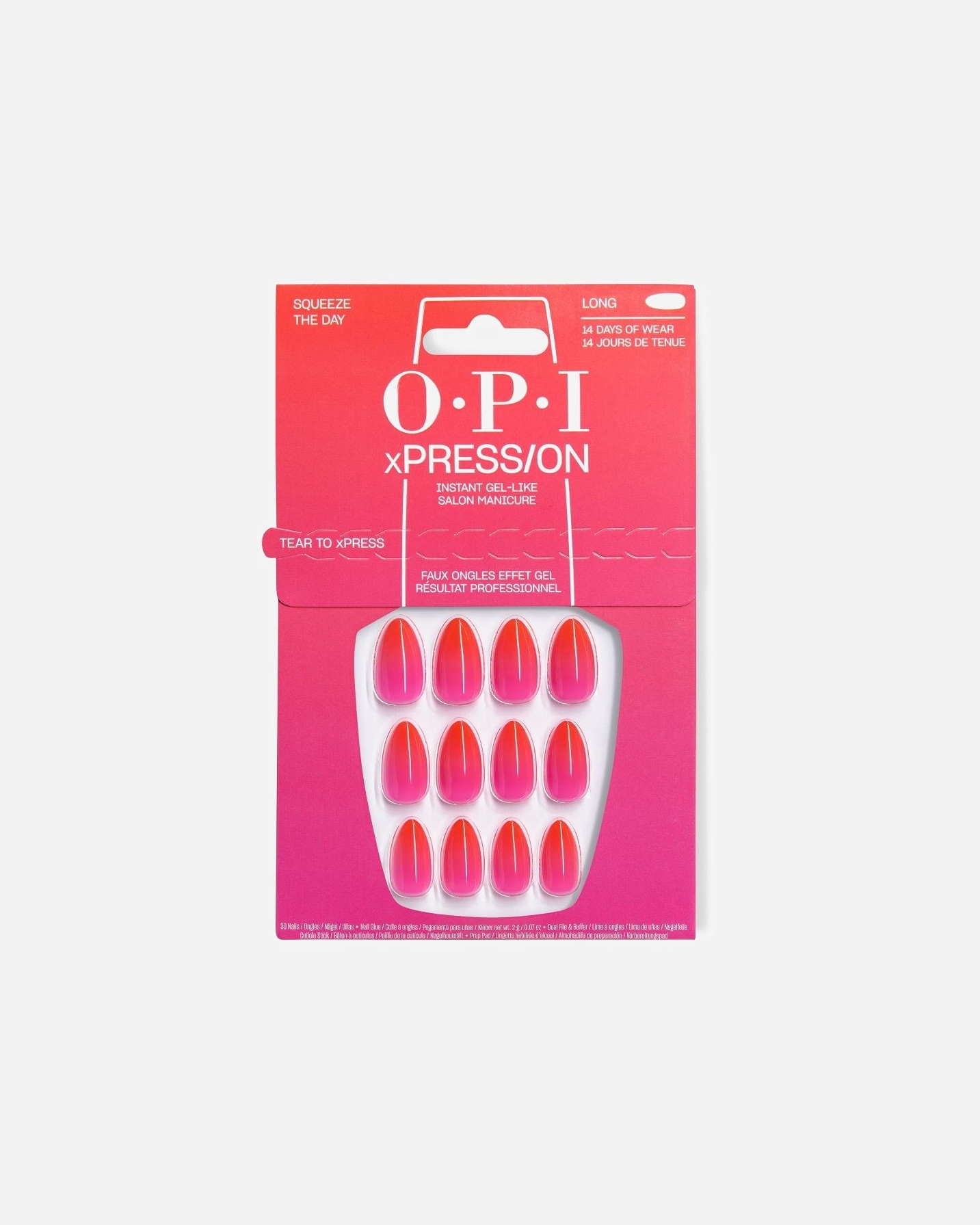 Faux ongles pour Unisexe OPI xPRESS/ON Squeeze the Day