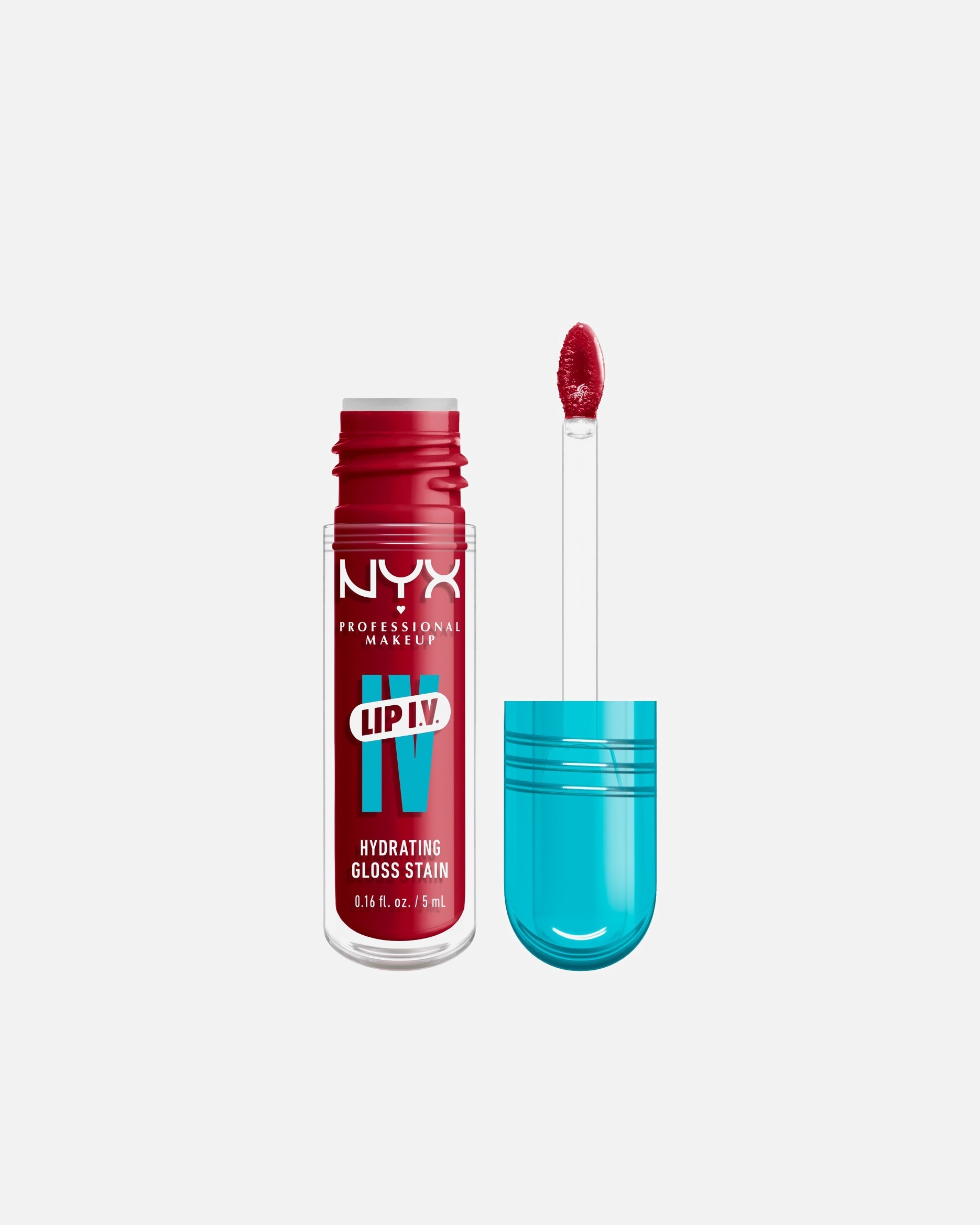 Gloss à lèvres pour Unisexe NYX Professional Makeup Lip IV hydrating Red,y.Set.Wet!