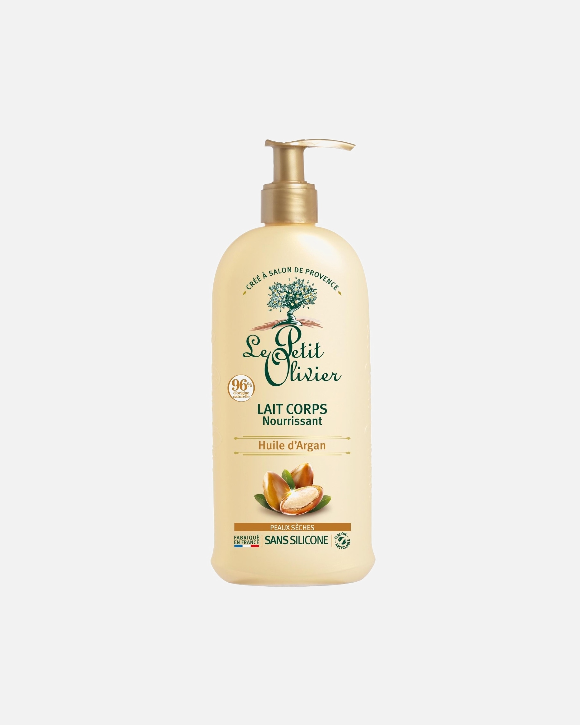 Lait pour le corps pour Femme Le Petit Olivier Lait Corps Nourrissant Huile d'Argan 250 ml