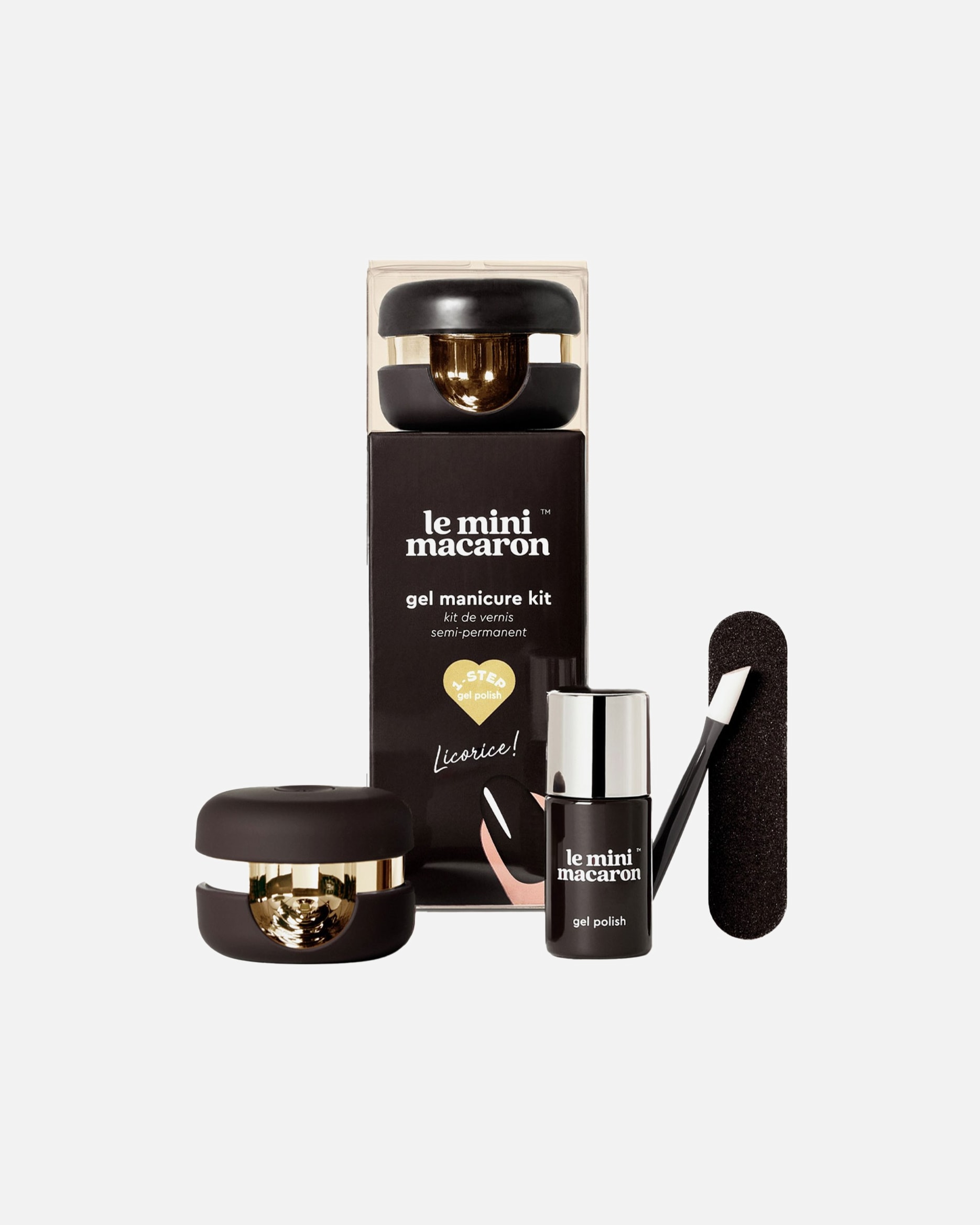 Coffret de vernis à ongles pour Femme Le Mini Macaron Gel Manicure Kit - Milkshake Licorice