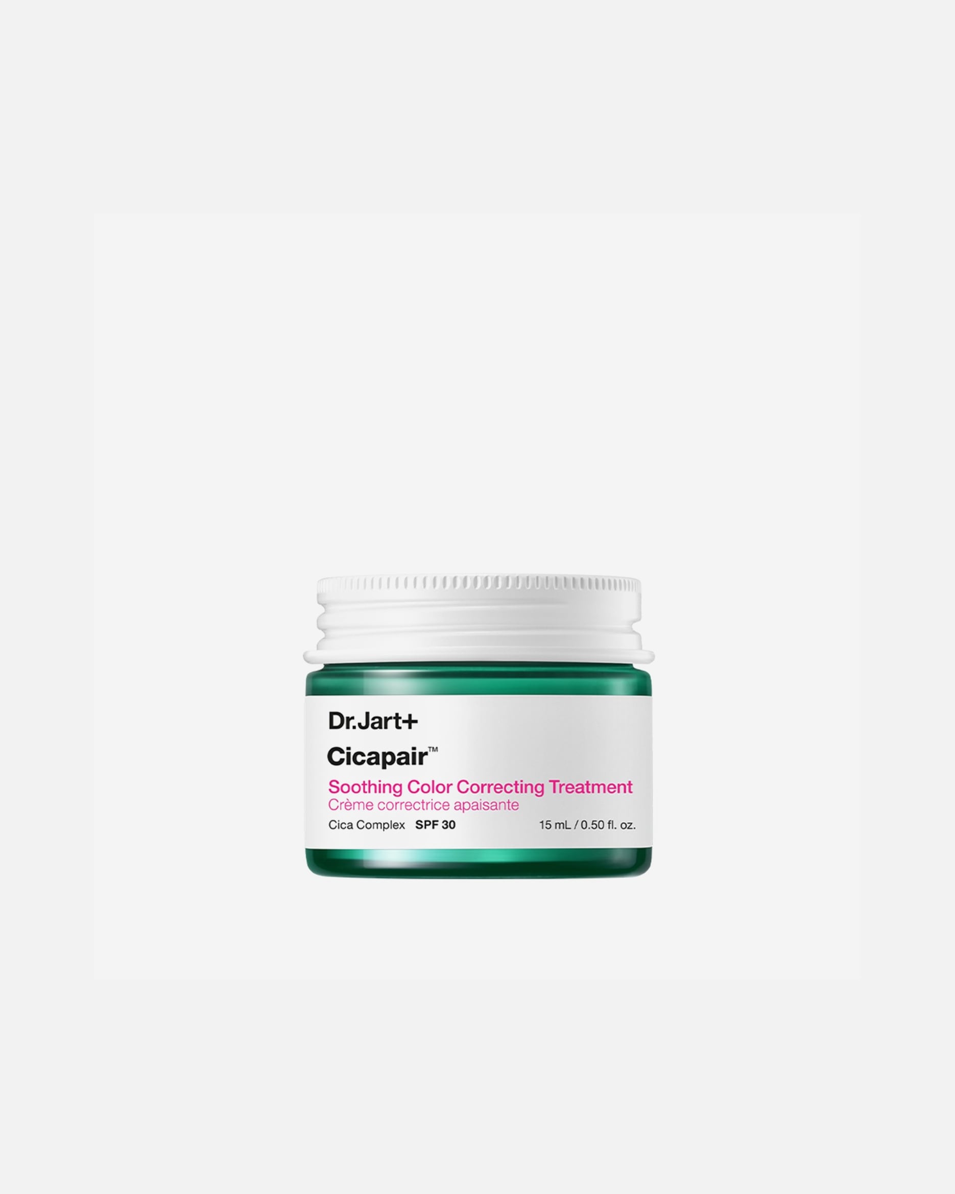 Crème visage pour Unisexe Dr. Jart+ Cicapair Soothing Color Correcting Treatment SPF 30 15 ml