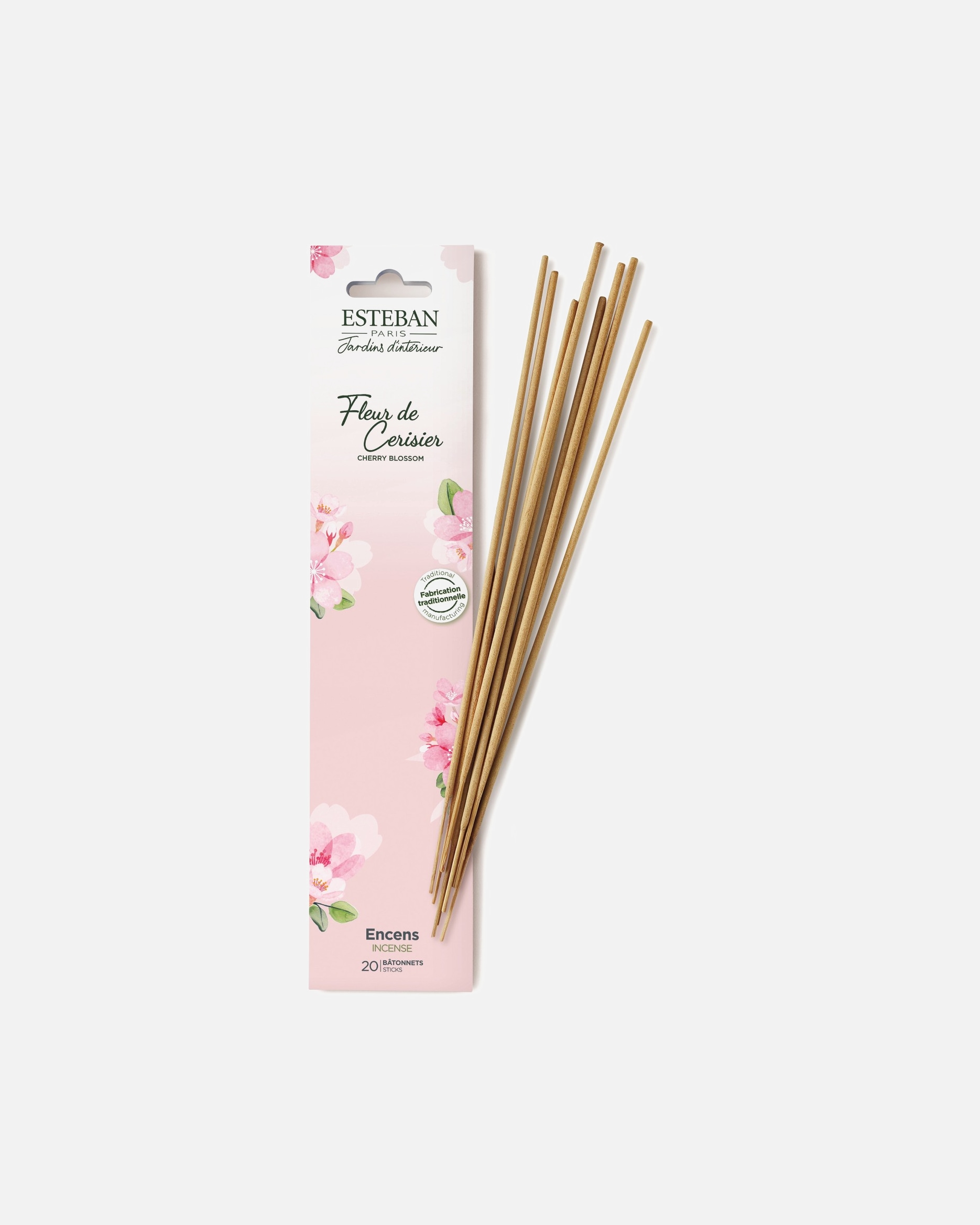 Parfum d'ambiance pour Unisexe Esteban ENCENS INDIENS FLEUR DE CERISIER 1 unité