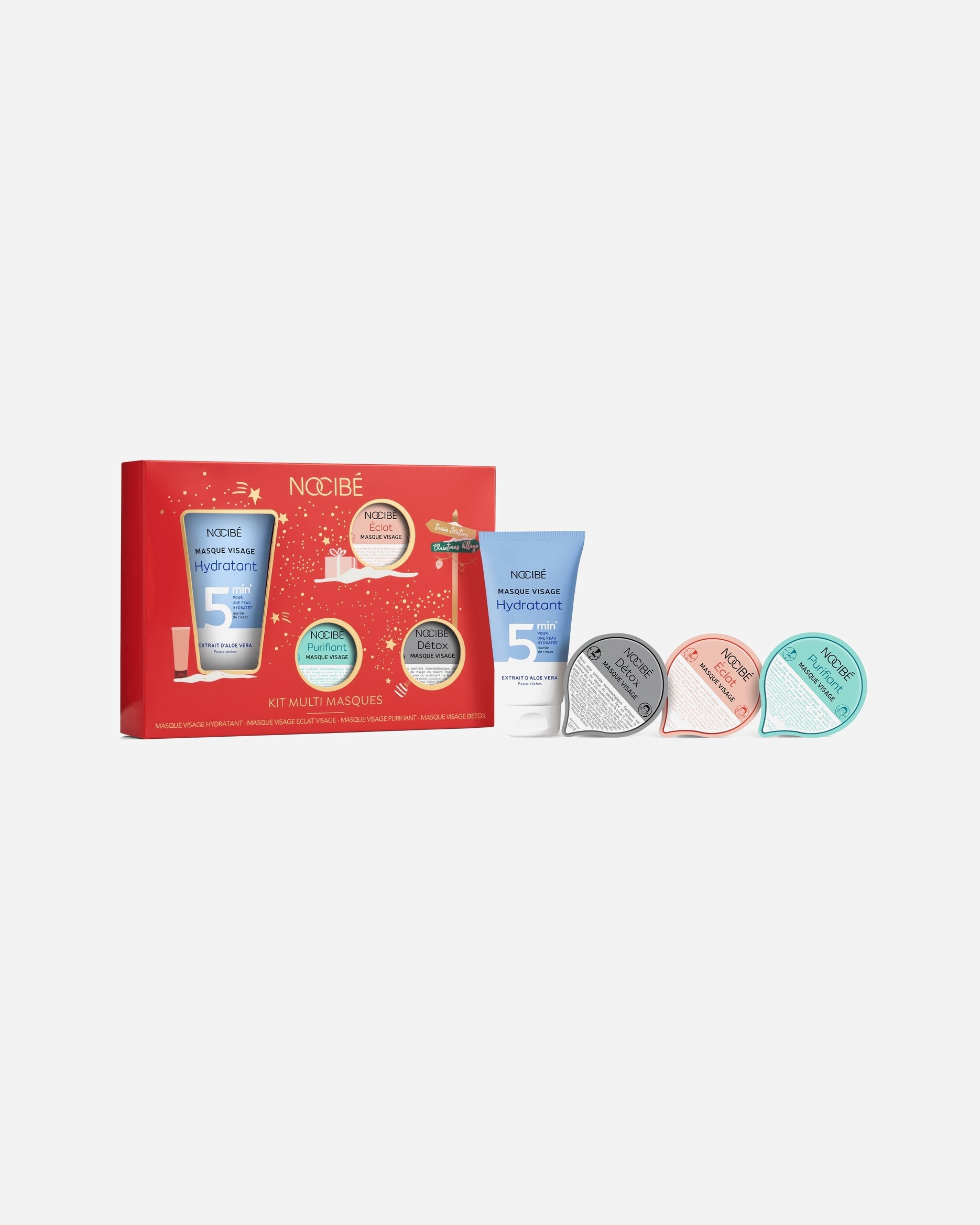 Coffret soin corps pour Unisexe Nocibé Edition limitée Kit Multi Masques 1 pièce