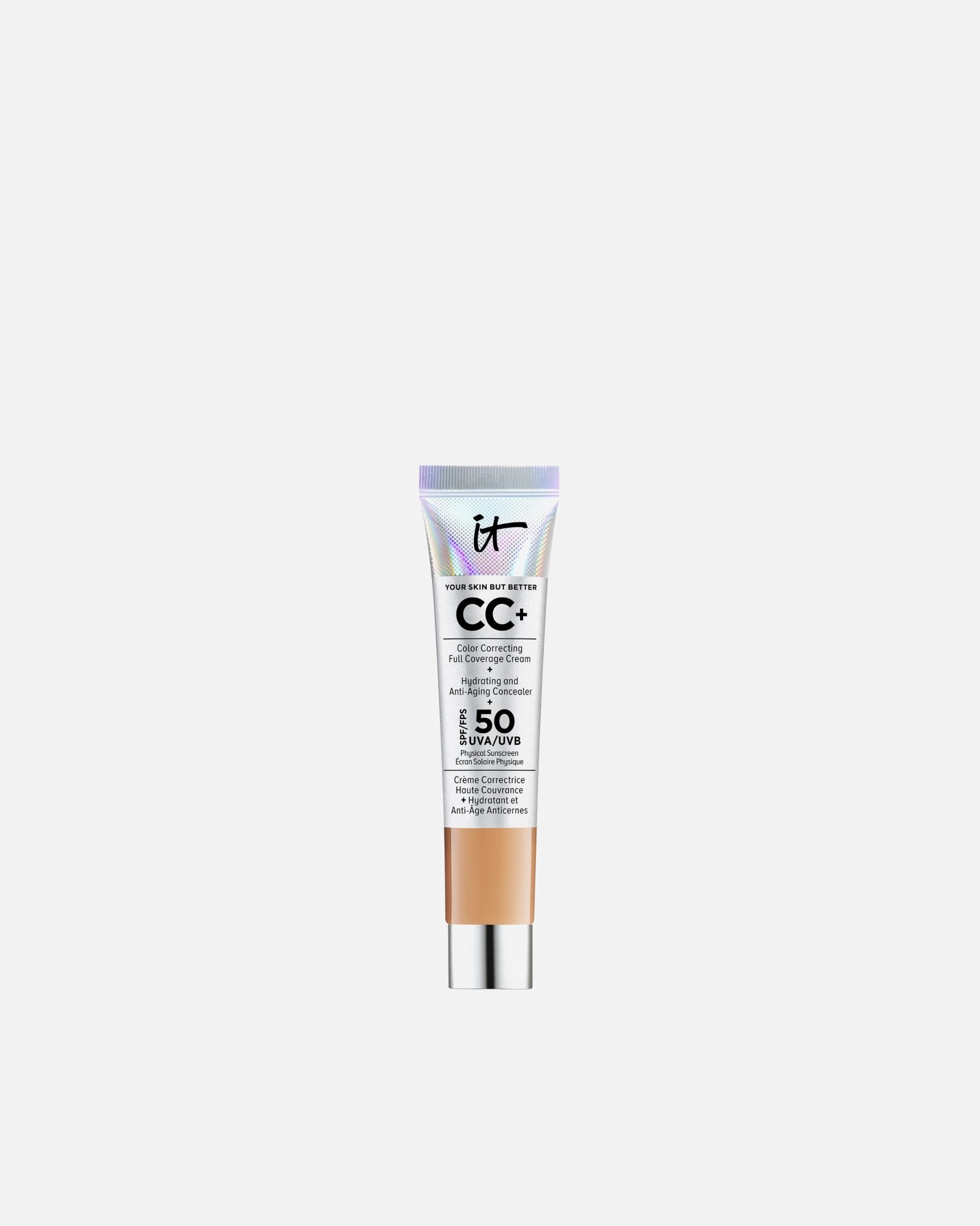 CC crème pour Unisexe IT Cosmetics Your Skin But Better CC+ Cream SPF 50+ TAN