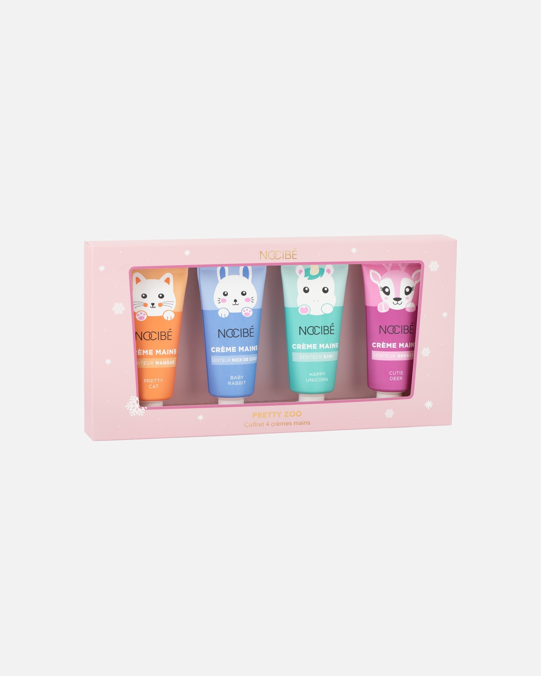 Coffret soin corps pour Femme Nocibé My Pretty Zoo Coffret 4 crèmes mains 1 pièce