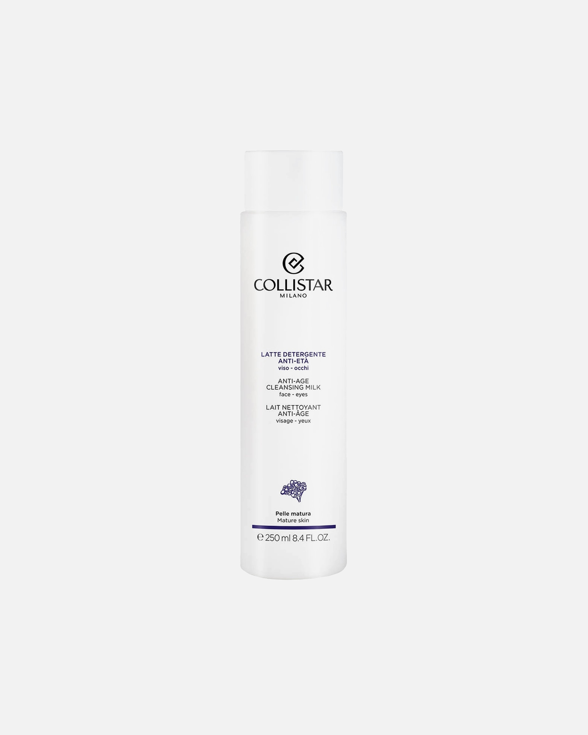 Lait nettoyant pour Unisexe Collistar Lait Nettoyant Anti-Âge Visage-Yeux 250 ml