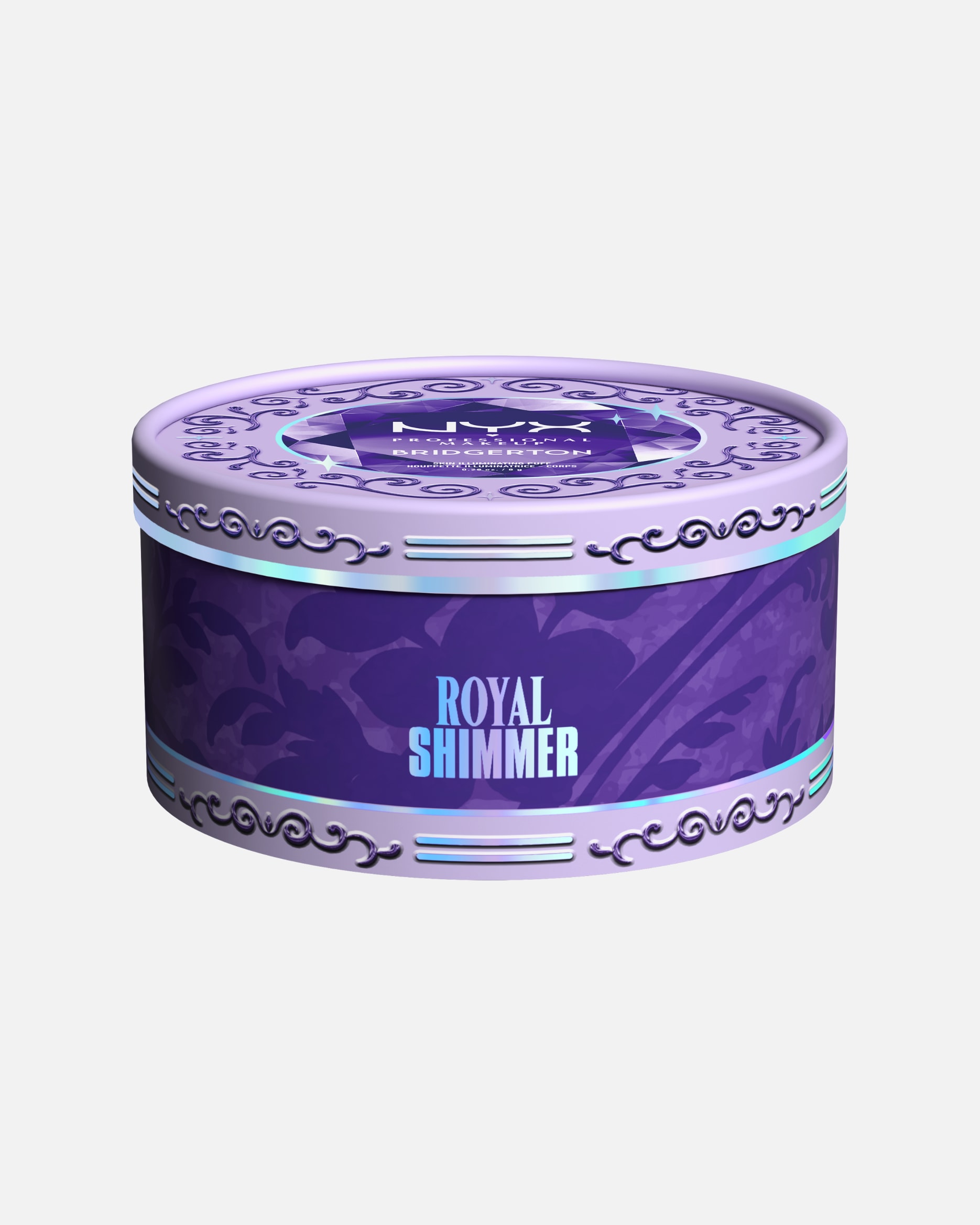 Accessoires de maquillage pour Unisexe NYX Professional Makeup Bridgerton Royal Houppette Illuminatrice Corps 8 g