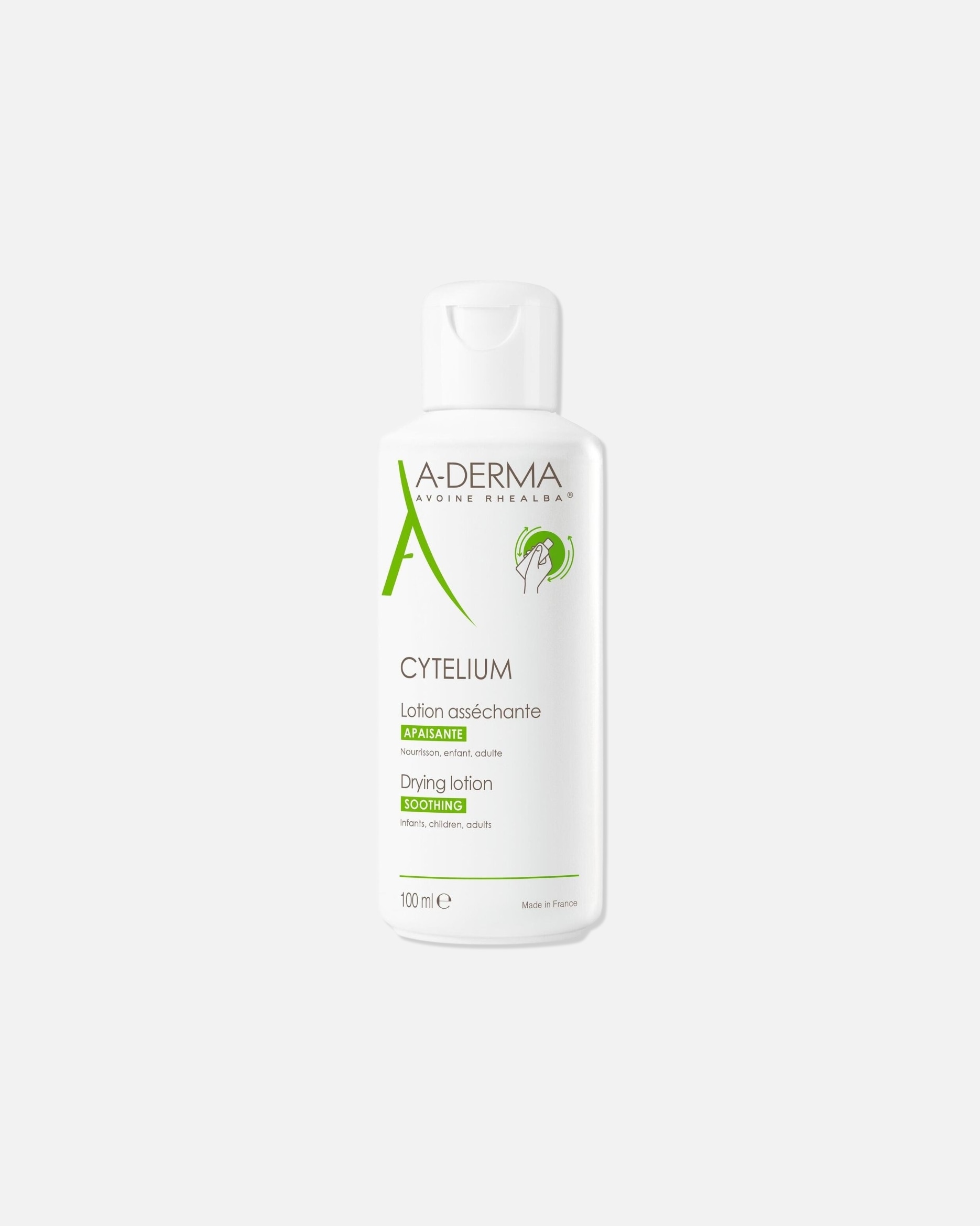 Lotion visage pour Unisexe A-DERMA Lotion asséchante apaisante 100 ml