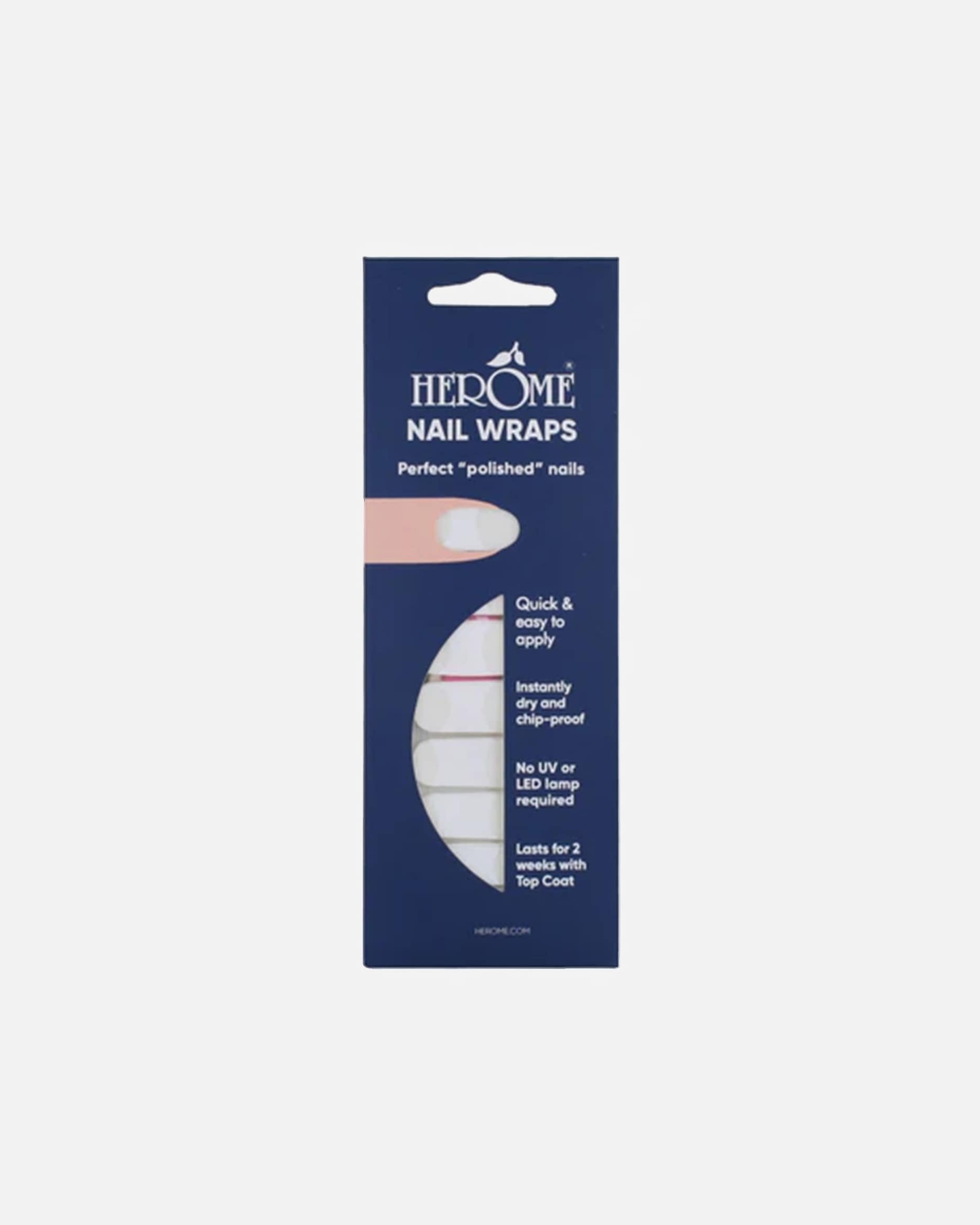 Vernis pour Unisexe Herome Cosmetics Nail Wraps french trasparent