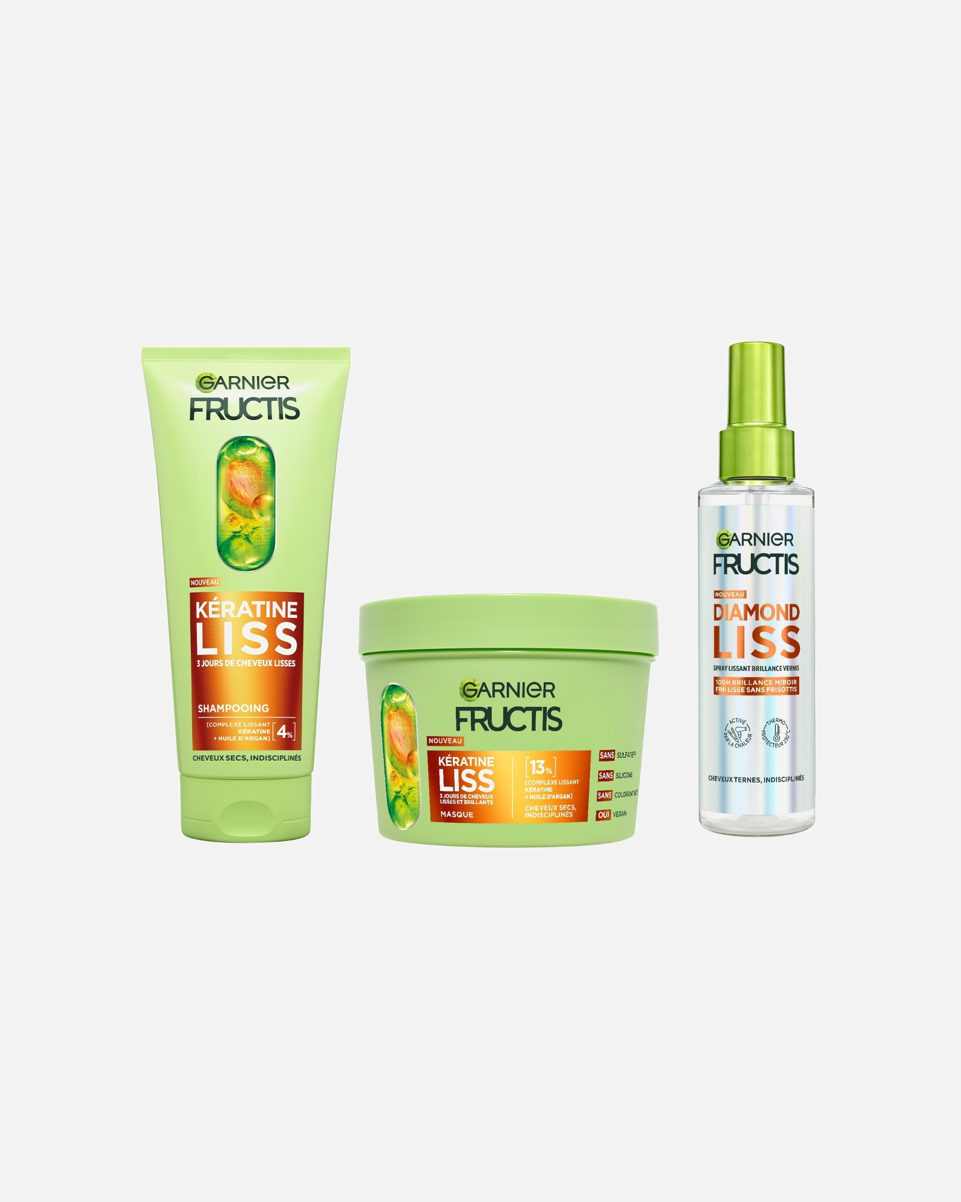 Coffret soin cheveux pour Unisexe Garnier Fructis Routine 1 unité