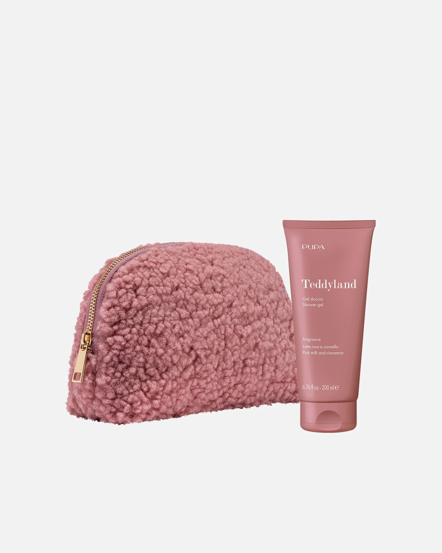 Gel douche pour Femme PUPA Milano Teddyland 006 - LATTE ROSA E CANNELLA
