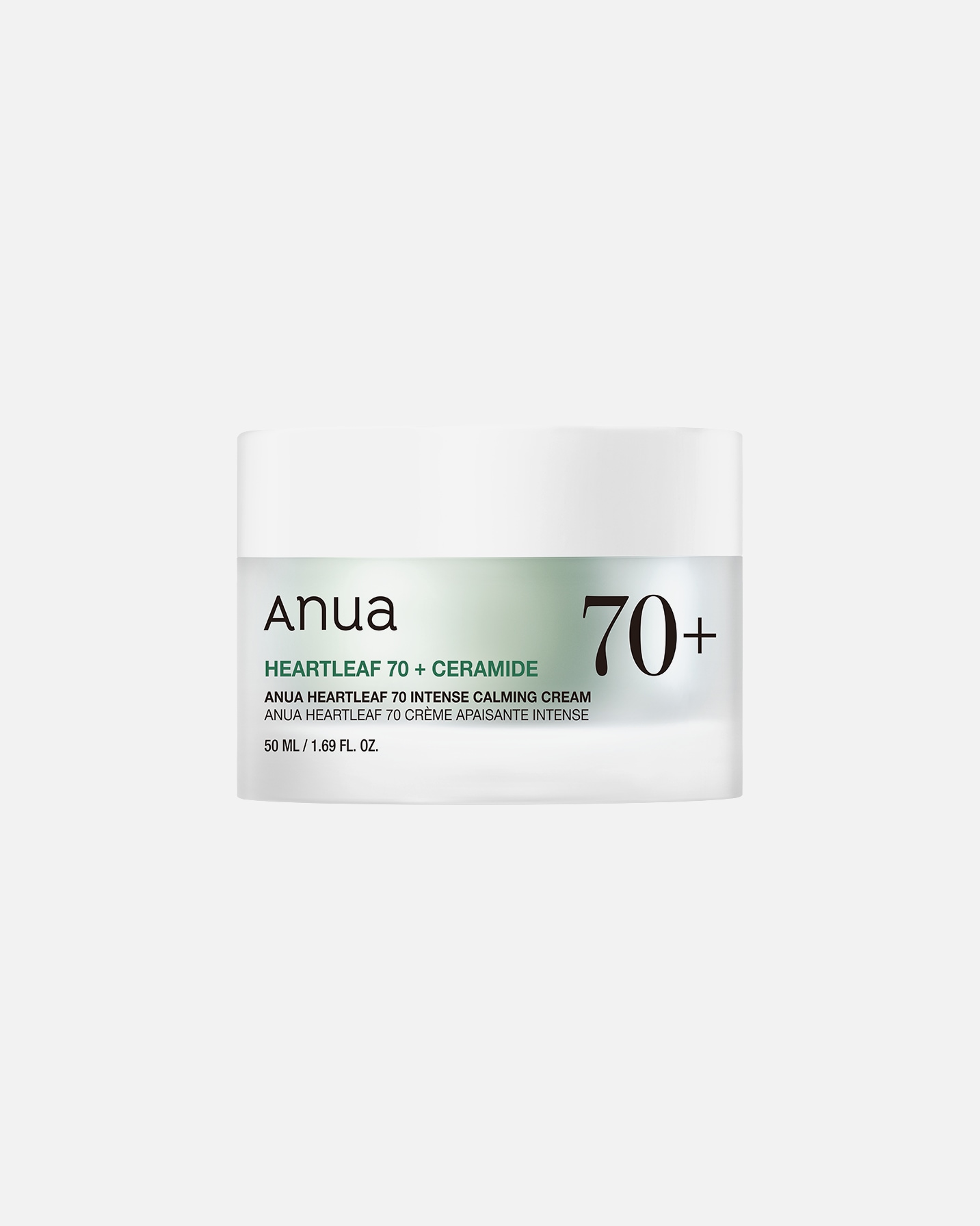 Crème visage pour Unisexe Anua Heartleaf Heartleaf 70% Intense Calming Cream 50 ml
