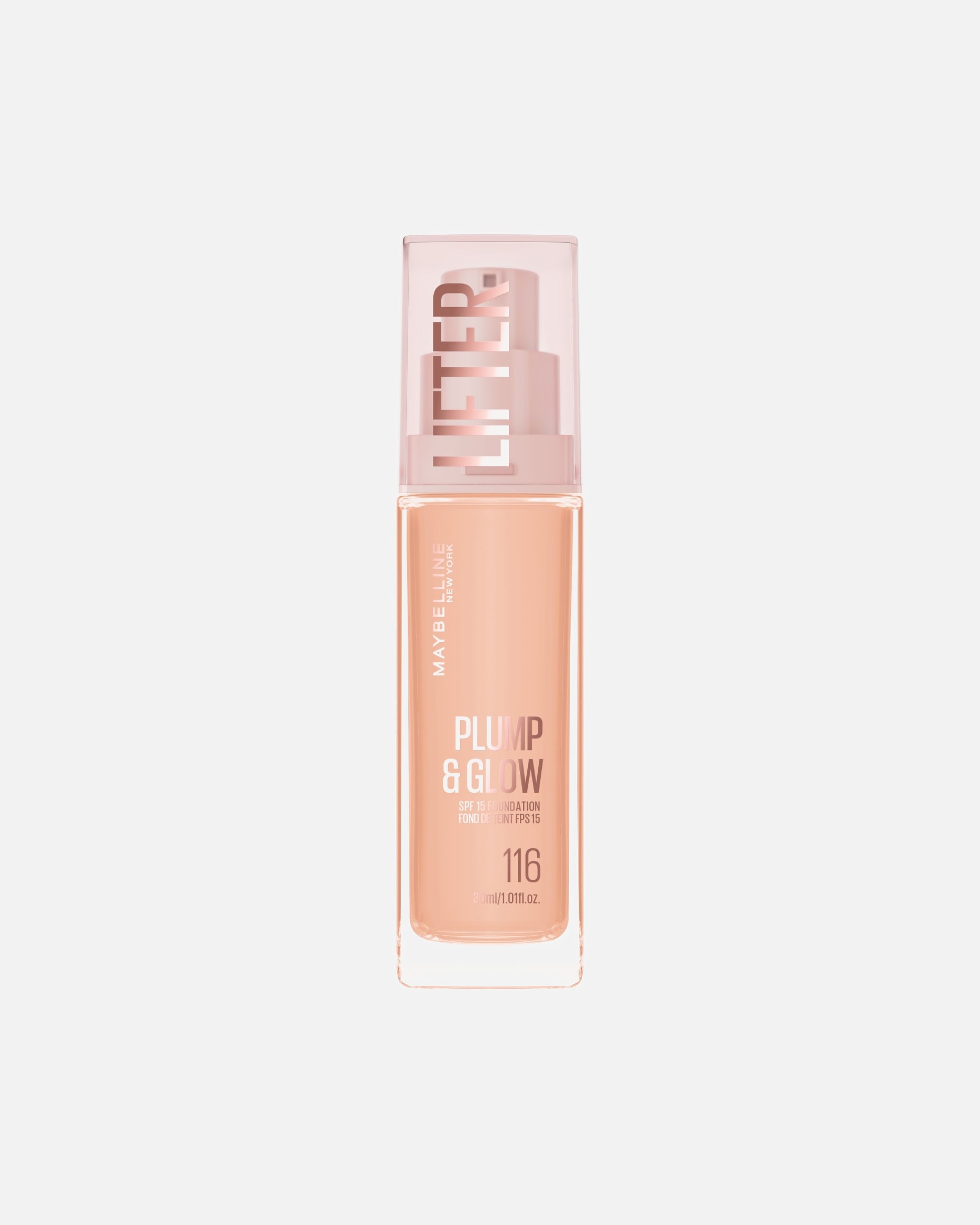 Fond de teint pour Unisexe Maybelline Lifter Plump & Glow 116