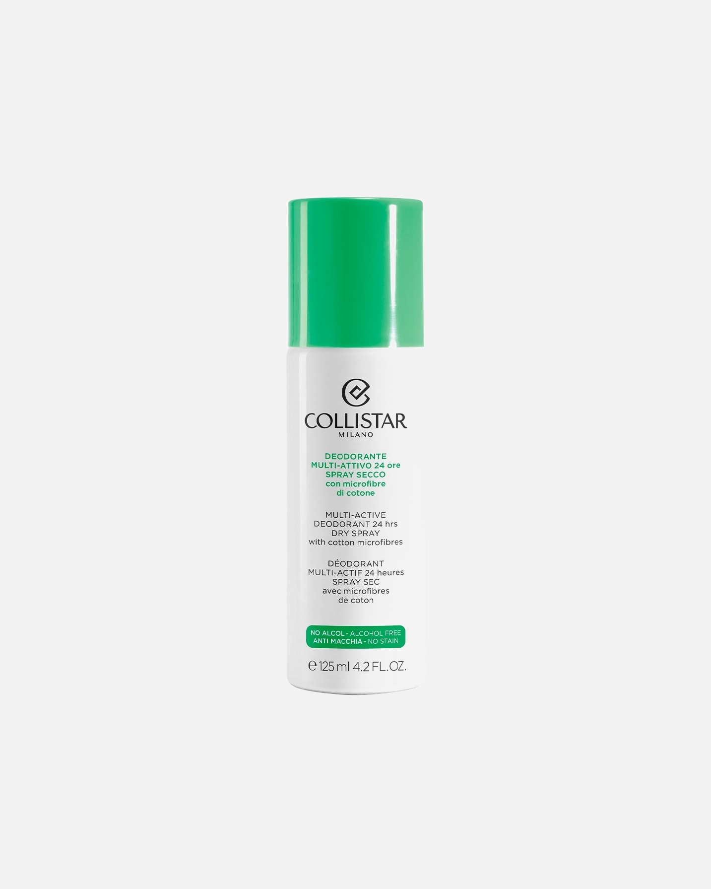 Déodorant pour Unisexe Collistar Speciale Corpo Perfetto Multi-Active 24 Hours Dry Spray (Spray sec 24 heures) 125 ml