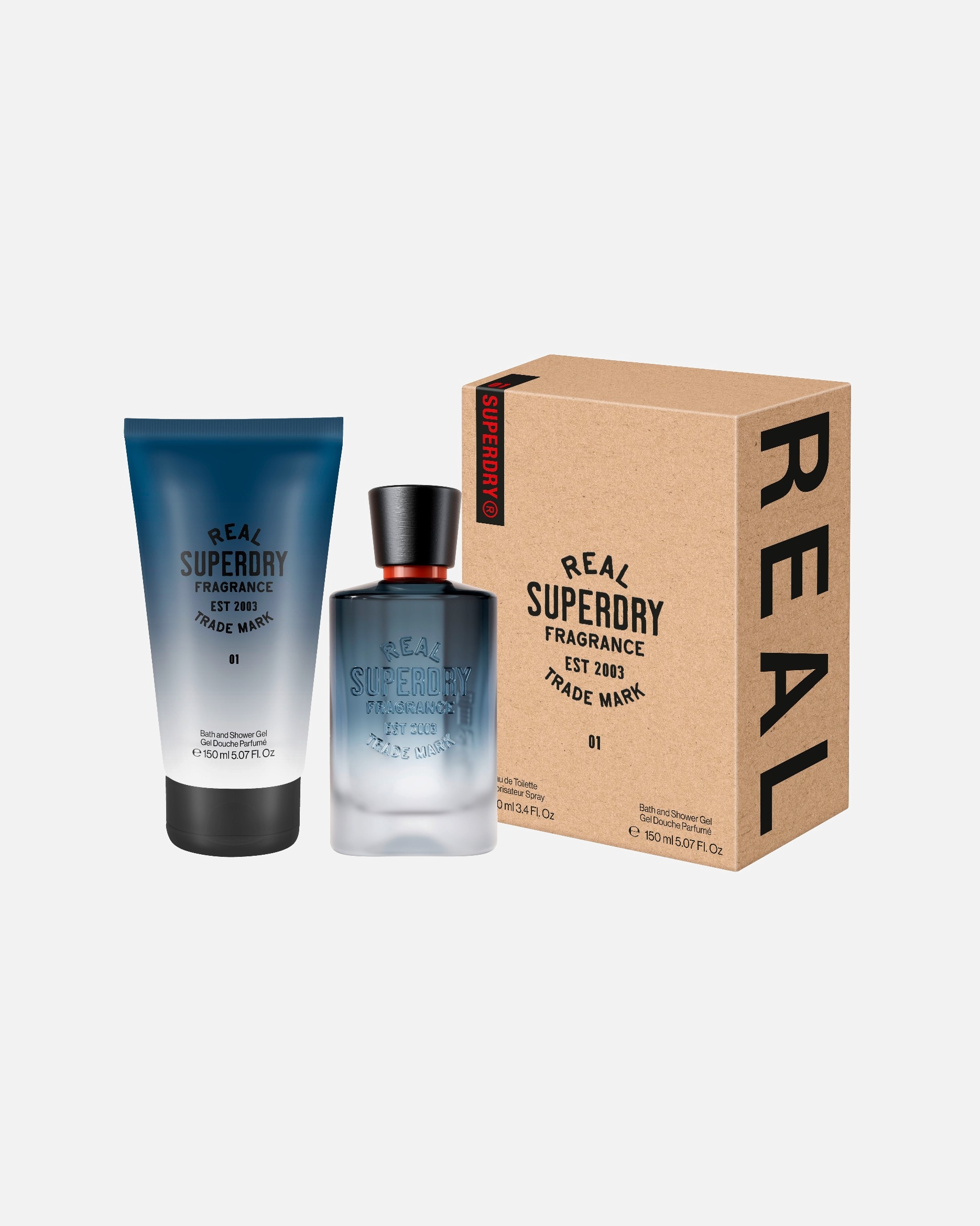 Coffret parfum pour Homme Superdry REAL SUPERDRY 01 FOR HIM Eau de Toilette 1 unité