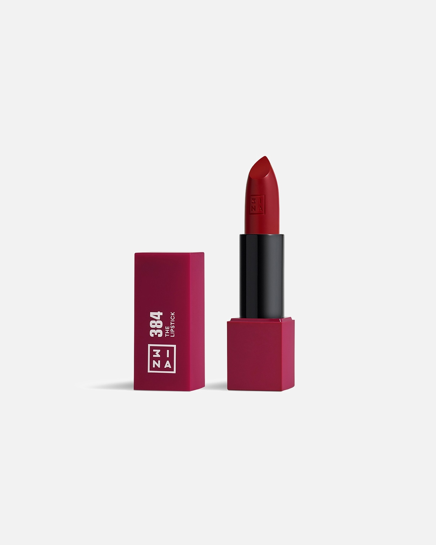 Rouge à lèvres pour Unisexe 3INA The Lipstick Dark berry red