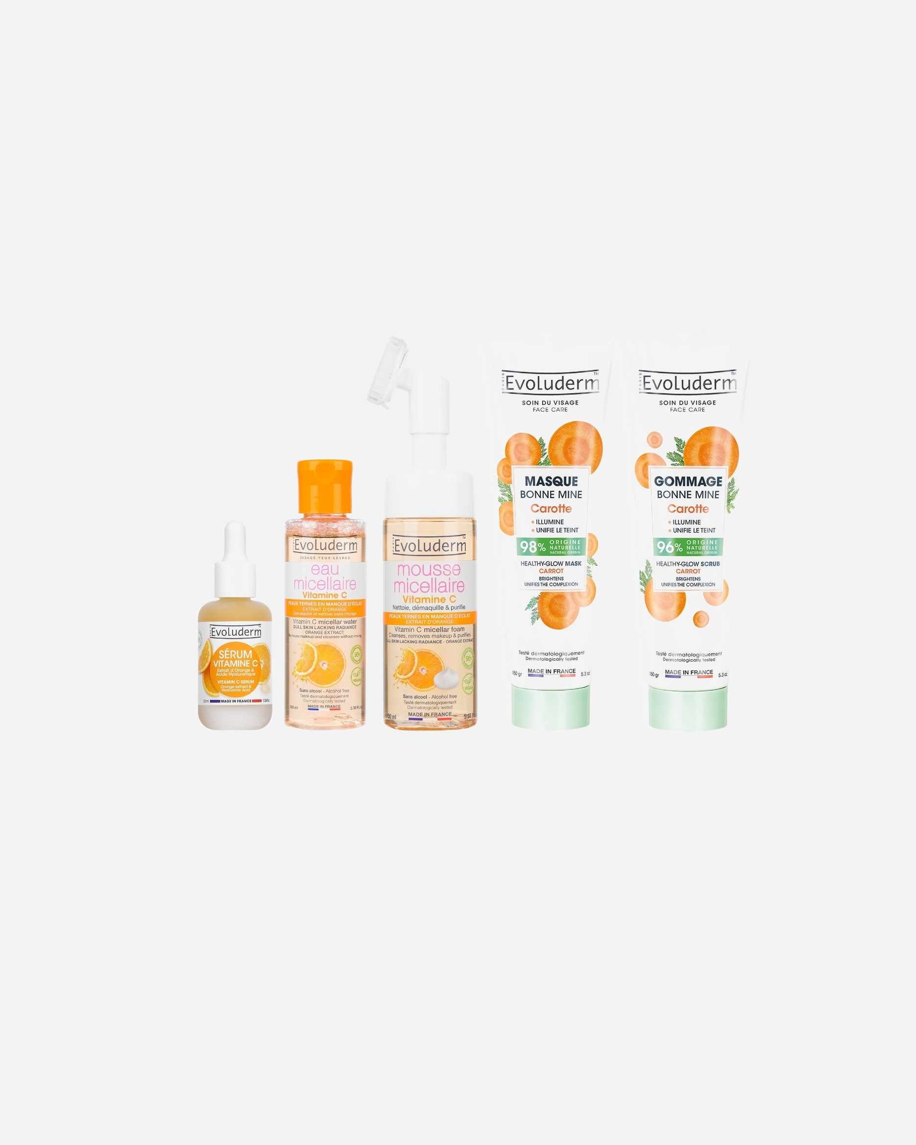 Coffret soin visage pour Unisexe Evoluderm Ma Routine Bonne Mine 1 unité