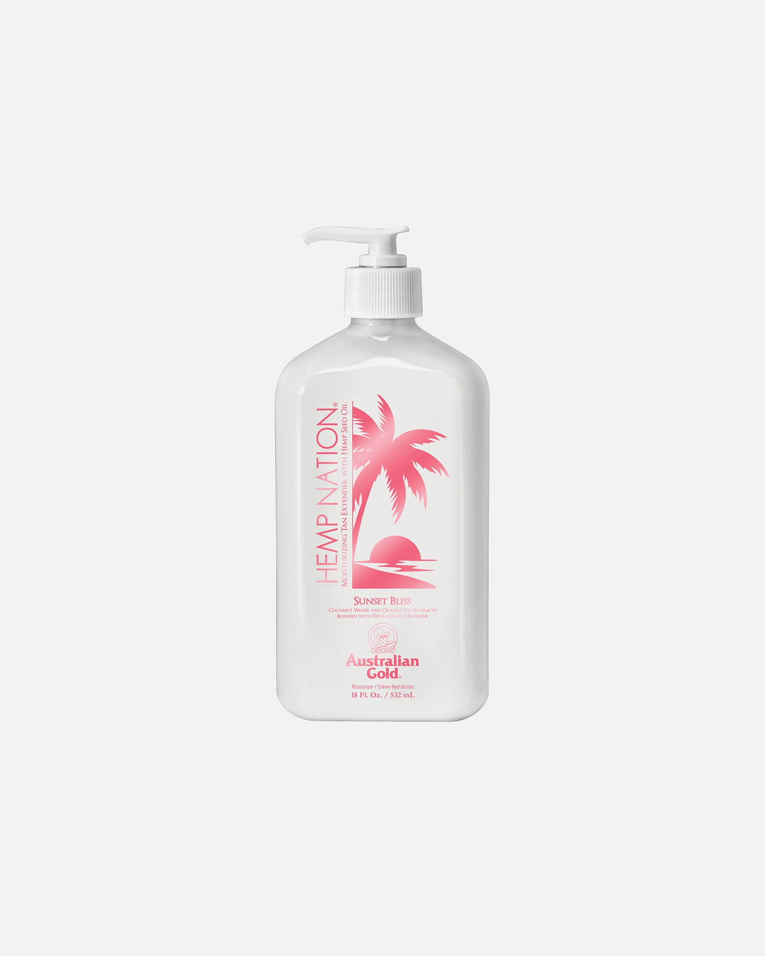 Après-soleil corps pour Unisexe Australian Gold Hemp Nation Sunset Bliss Tan Extender 535 ml