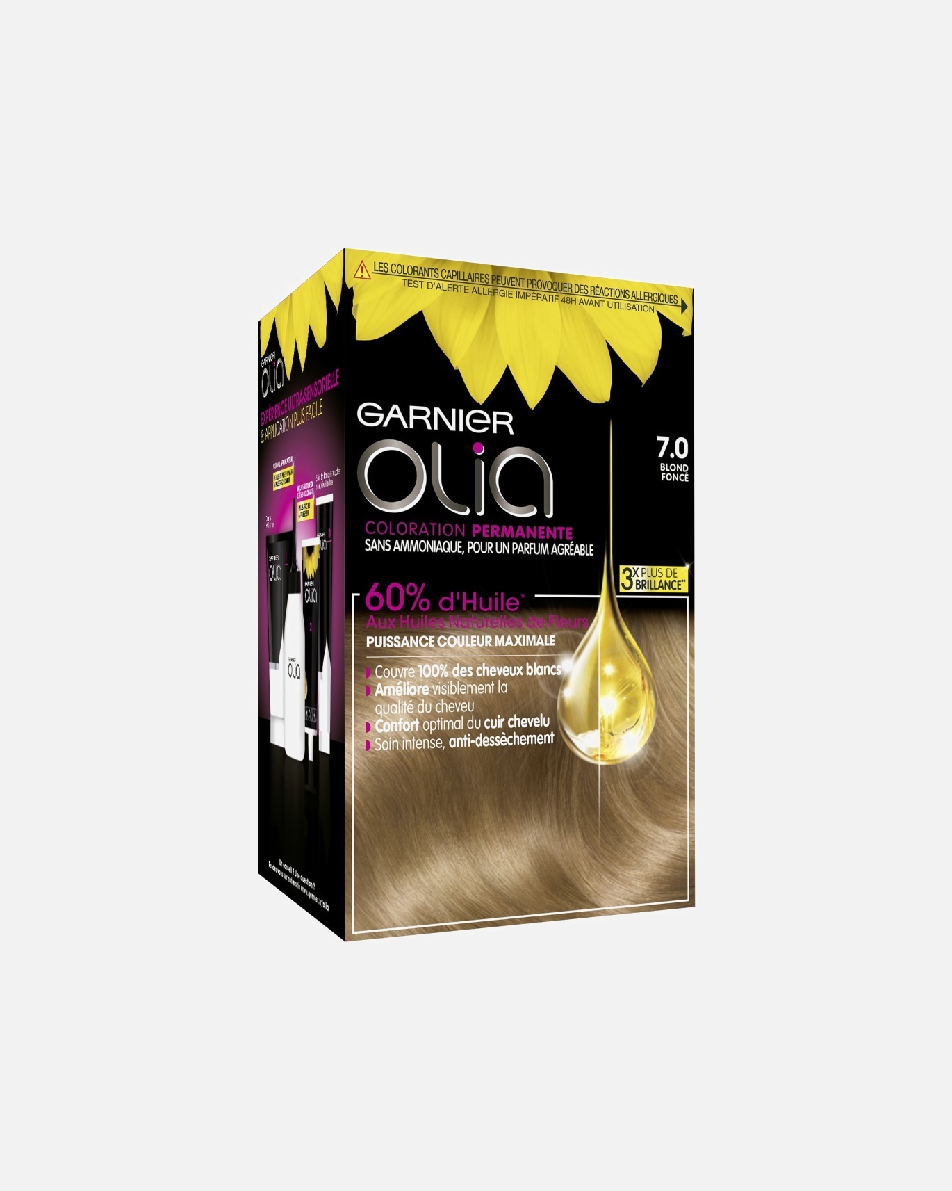 Coloration cheveux pour Unisexe Garnier Olia 7.0 - Blond Fonce