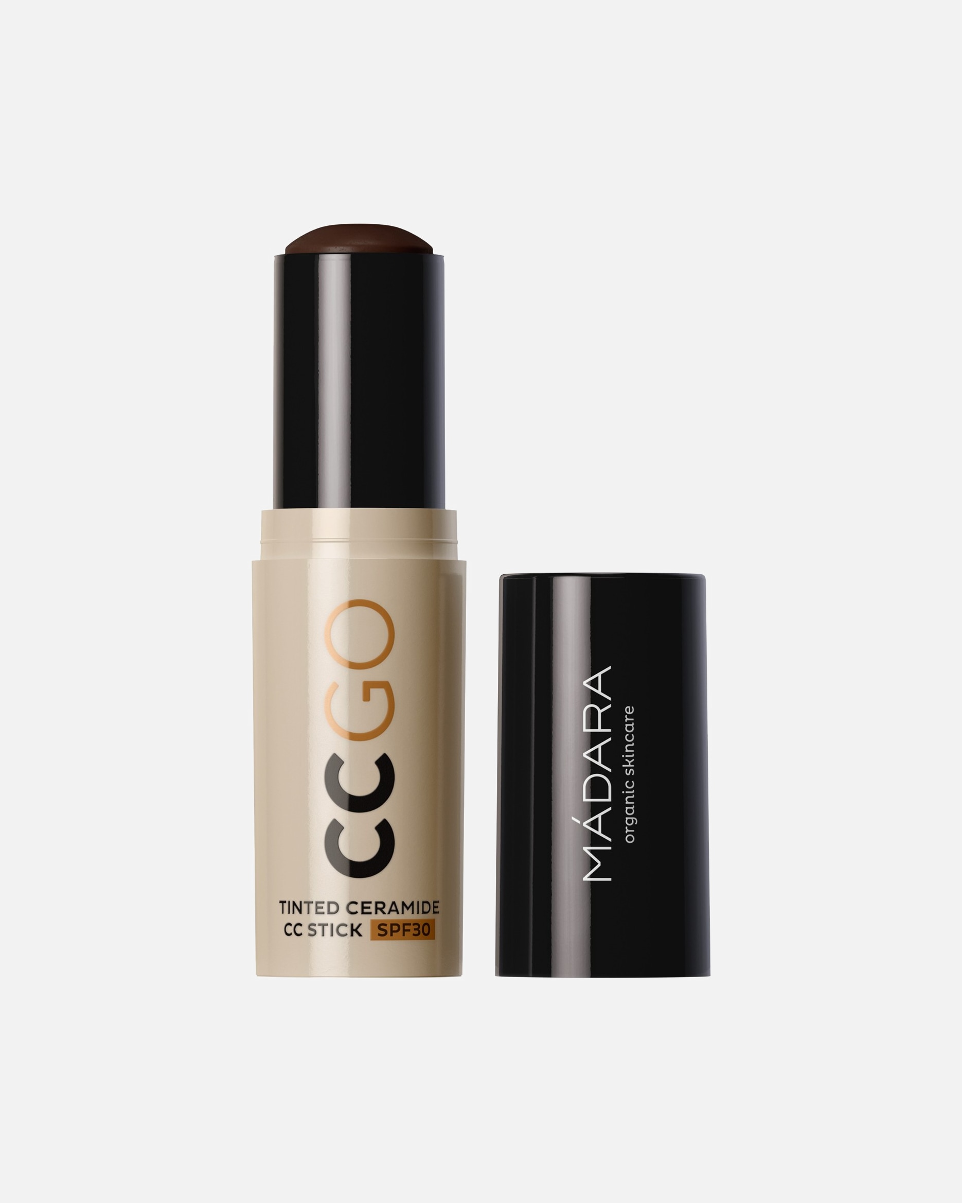 Crème solaire pour Unisexe MÁDARA City CC CC GO Stick CC teinté aux céramides SPF30 100 - Mocha