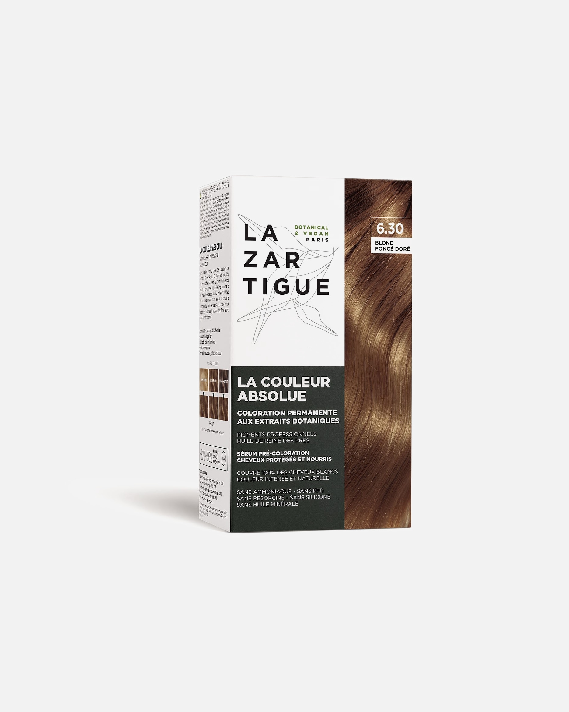 Coloration cheveux pour Unisexe Lazartigue COULEUR ABSOLUE 6.30 - Blond foncé doré