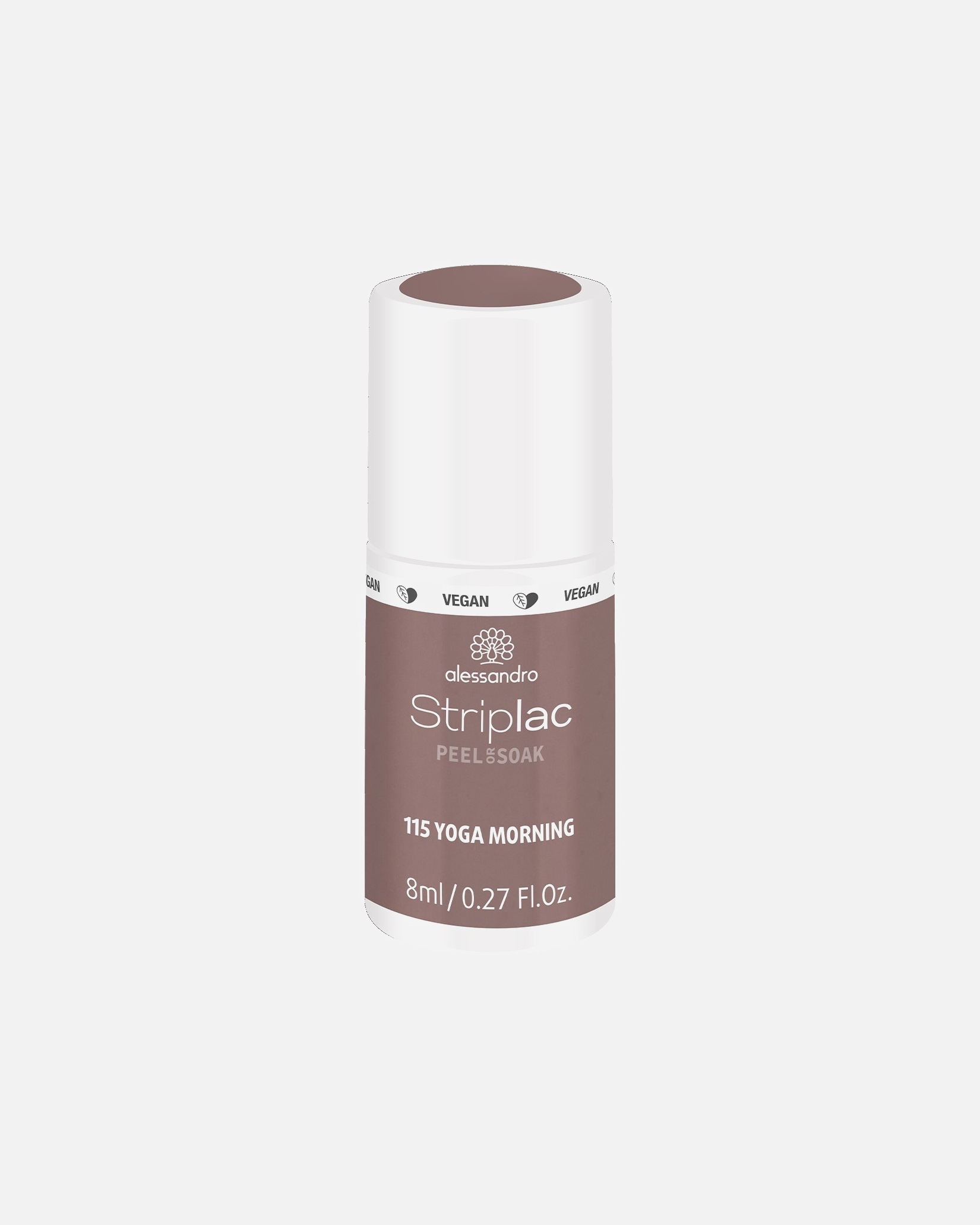 Vernis à ongles UV pour Unisexe Alessandro Striplac PEEL OR SOAK 115 - YOGA MORNING
