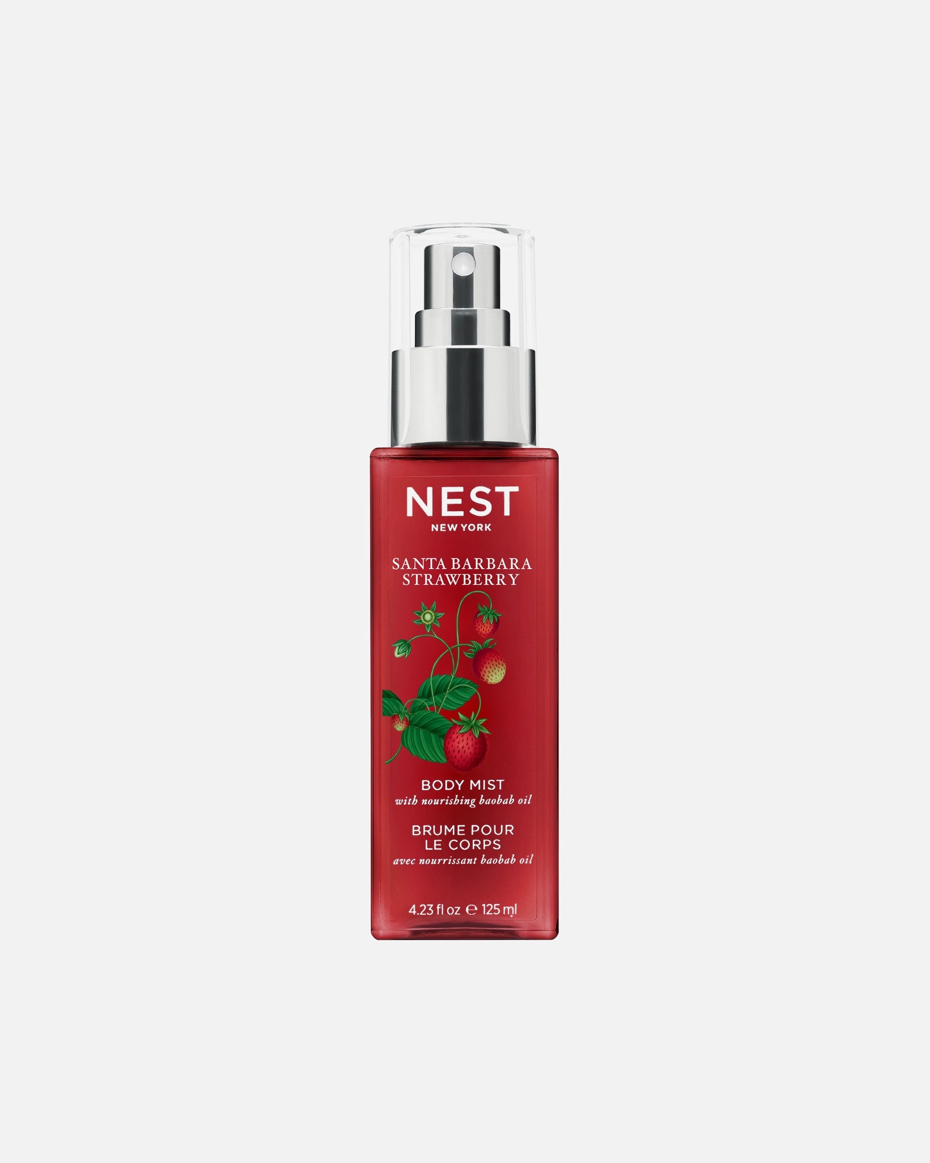 Spray pour le corps pour Femme NEST NEW YORK Santa Barbara Strawberry Fraise de Santa Barbara 125 ml