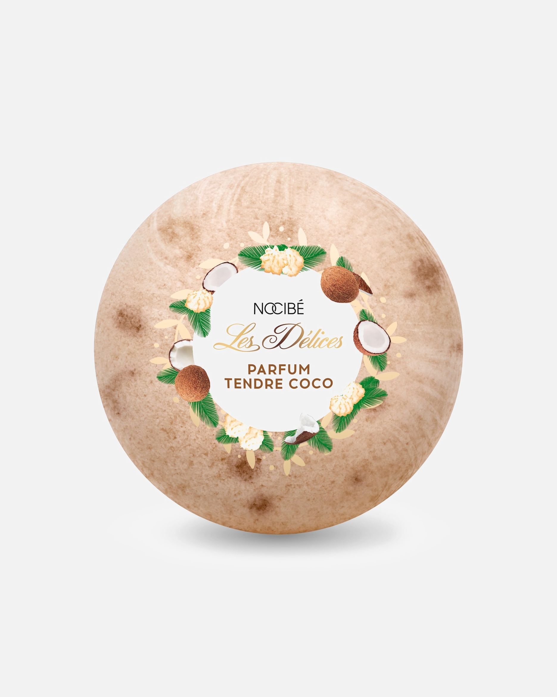 Bain moussant pour Unisexe Nocibé Les Délices Tendre Coco 70 g