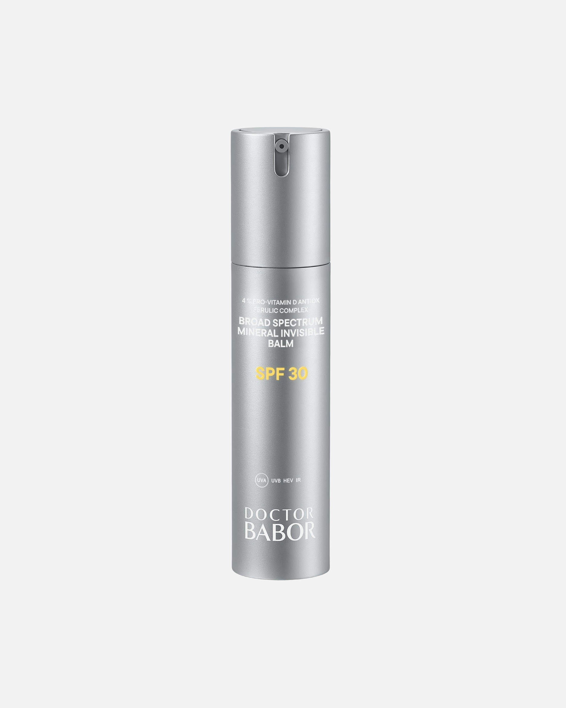Baume pour le visage pour Unisexe BABOR Doctor Babor Solar Defense Broad Spectrum Mineral Invisible Balm SPF 30 50 ml