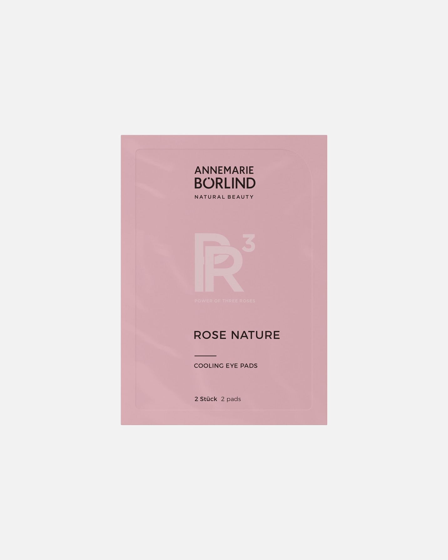Patchs yeux pour Unisexe ANNEMARIE BÖRLIND ROSE NATUREPATCHS CONTOUR DES YEUX RAFRAÎCHISSANTS 6x2 Stück 2 pièces