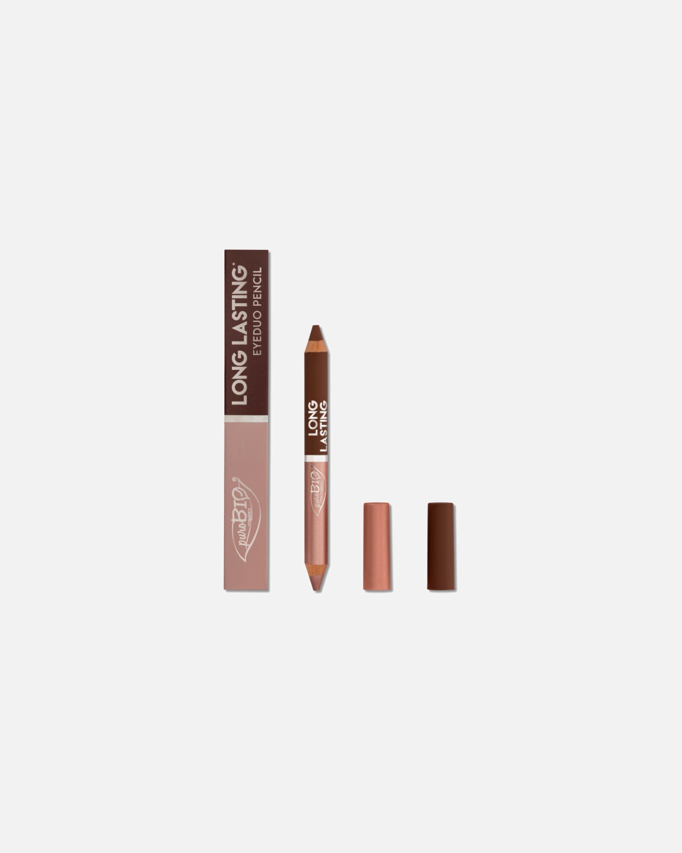Ombre à paupières pour Unisexe Purobio Crayon ombre à paupières LONG LASTING Rose / Brun chaud 103L