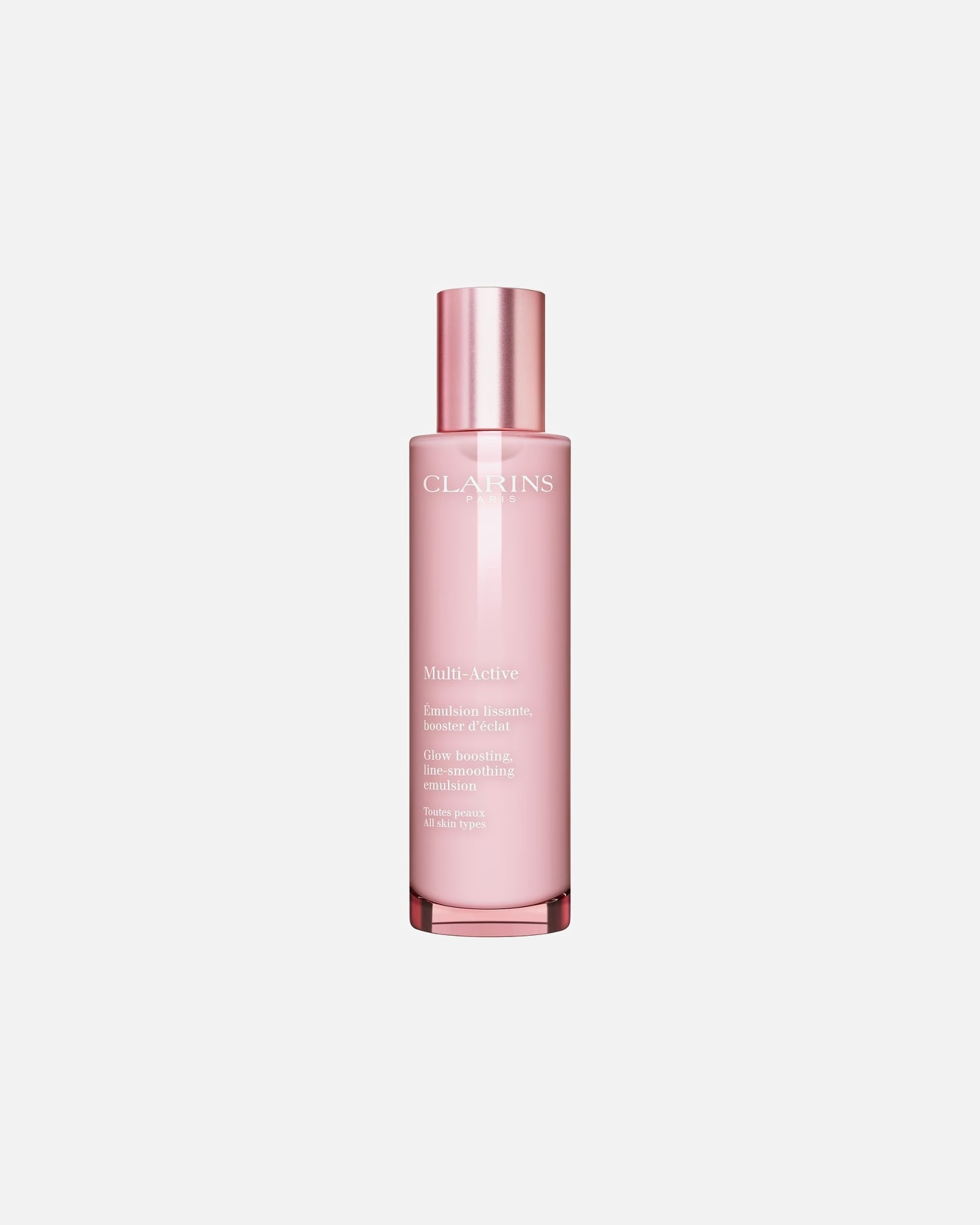 Émulsion visage pour Femme Clarins Multi-Active Emulsion lissante, booster d'éclat - Toutes Peaux 100 ml