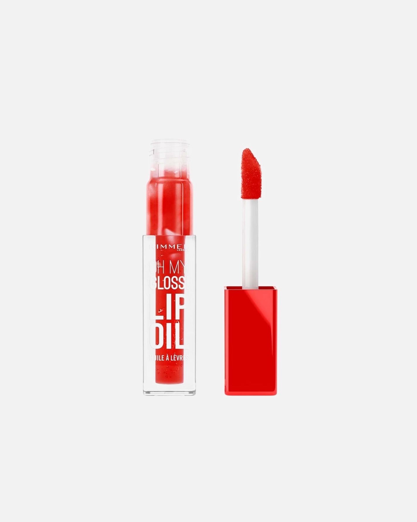 Huile pour les lèvres pour Femme Rimmel London Lip Oil 004 VIVID RED