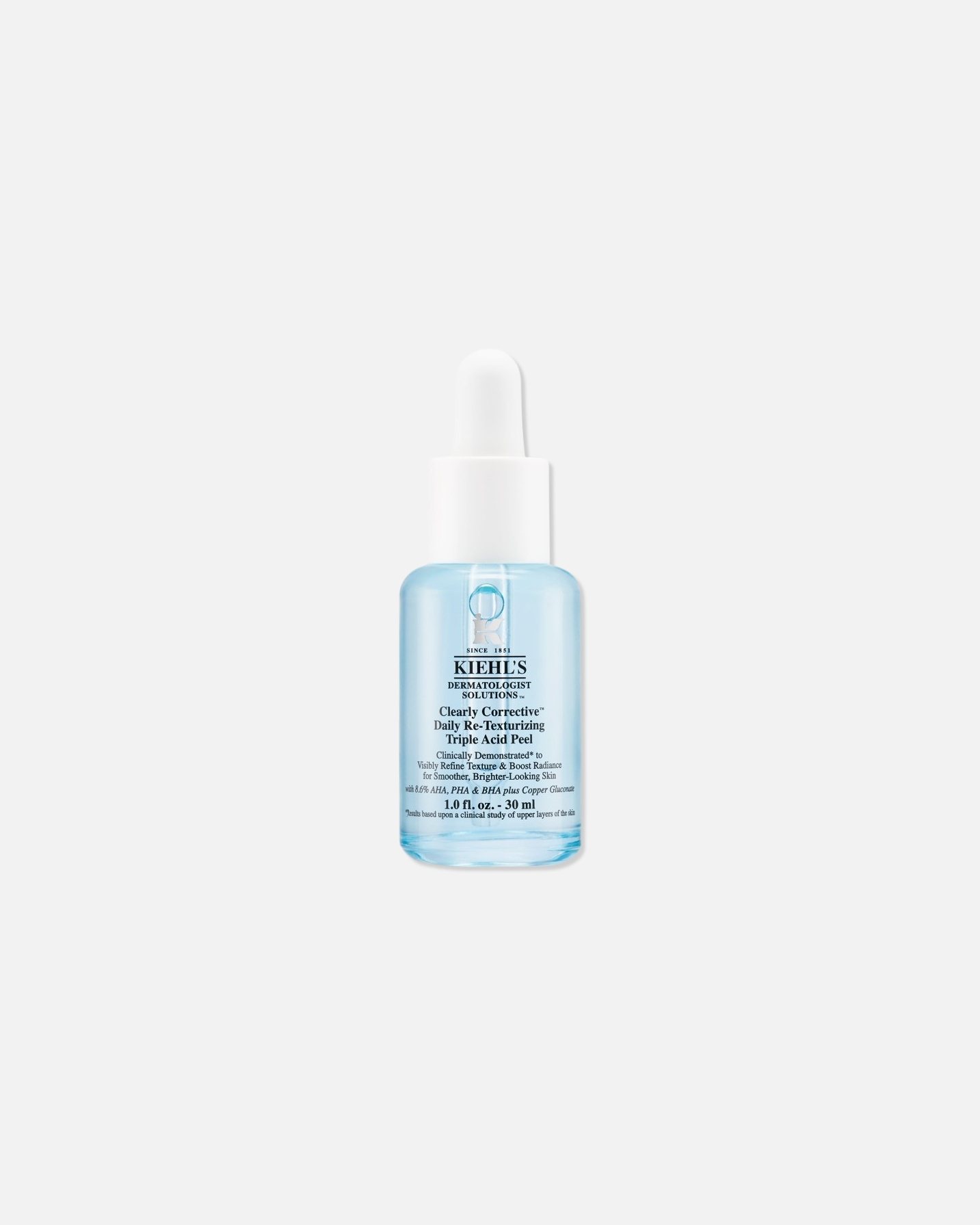 Gommage visage pour Unisexe Kiehl’s Clearly Corrective Re-Texturizing Triple Acid Peel 30 ml