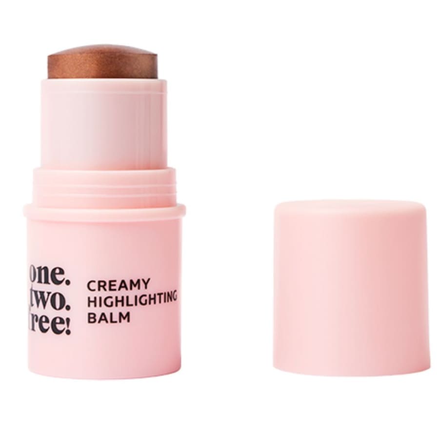 one.two.free! - CREAMY HIGHLIGHTING BALM Highlighter 4 g Marron unisex