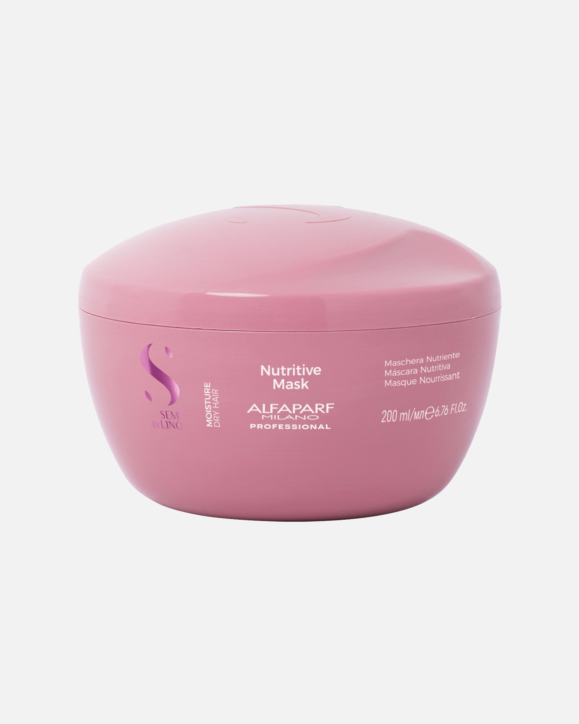 Baume cheveux pour Unisexe ALFAPARF MILANO Semi di Lino Moisture Nutritive Mask 200 ml