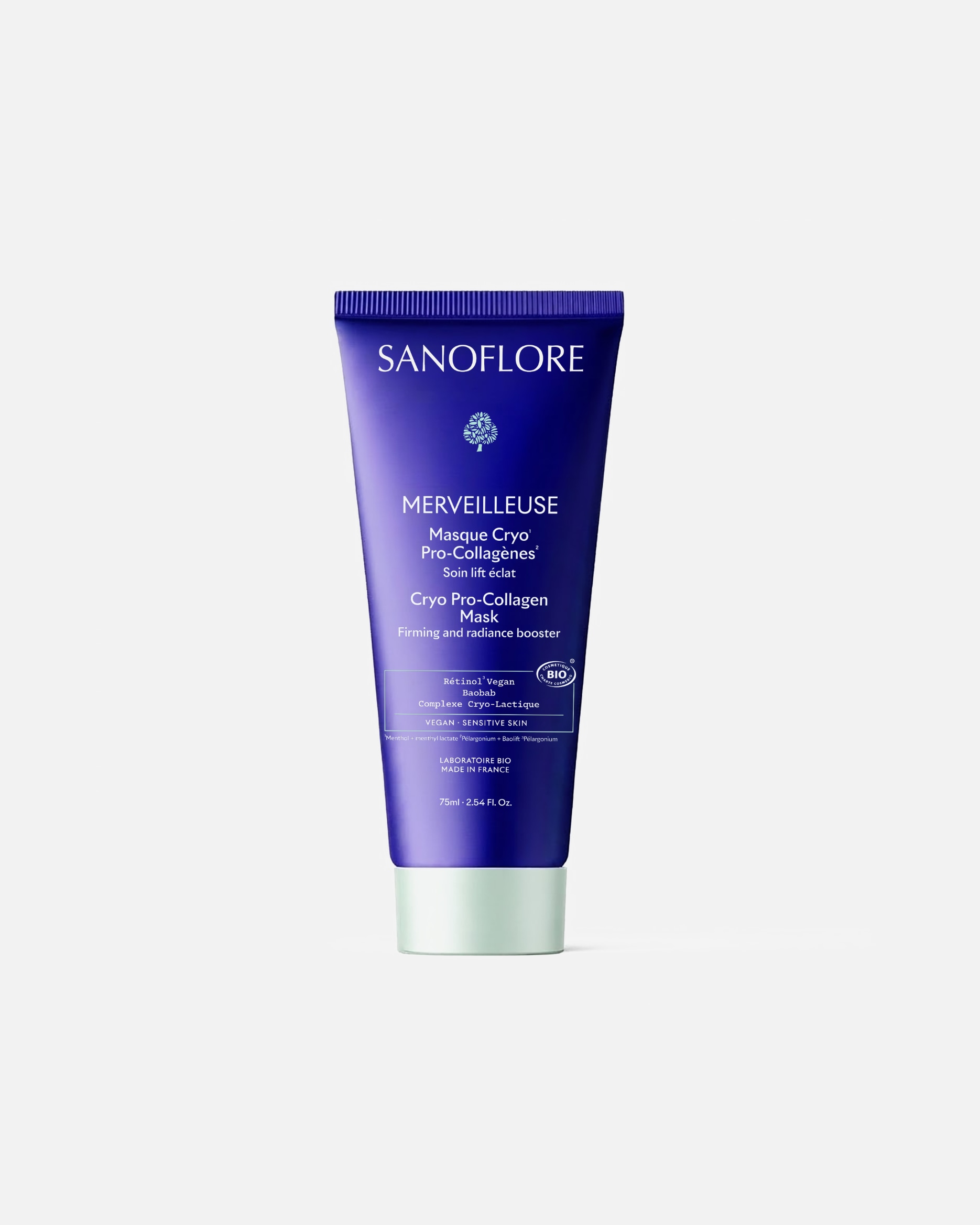 Masque anti-âge pour Unisexe Sanoflore Merveilleuse Cryo Pro-Collagenes 75 ml
