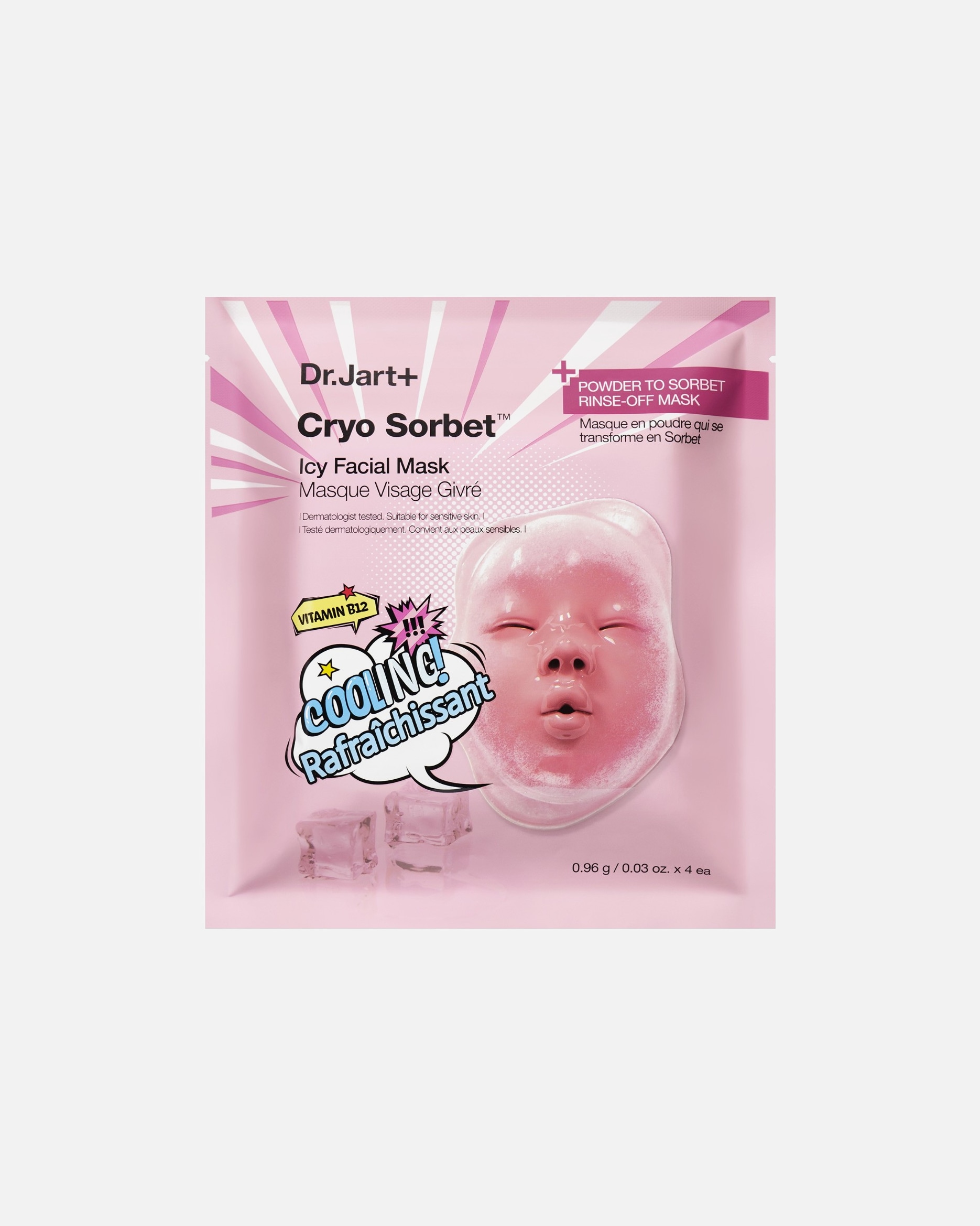 Masque hydratant pour Unisexe Dr. Jart+ Cryo Rubber™ Masque Givré 1 unité