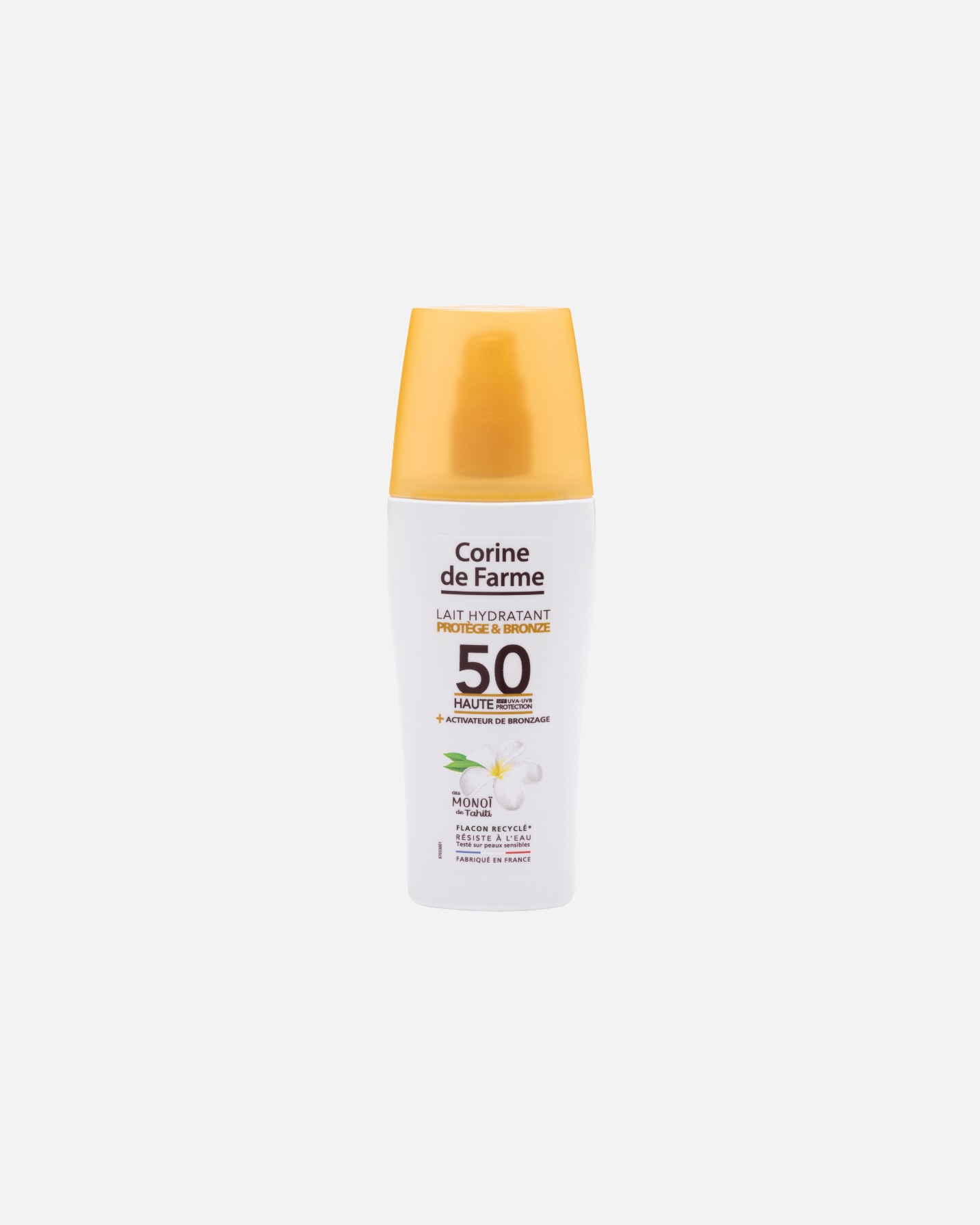 Crème solaire pour Unisexe CORINE DE FARME Lait hydratant Protect & Bronze SPF50 150 ml