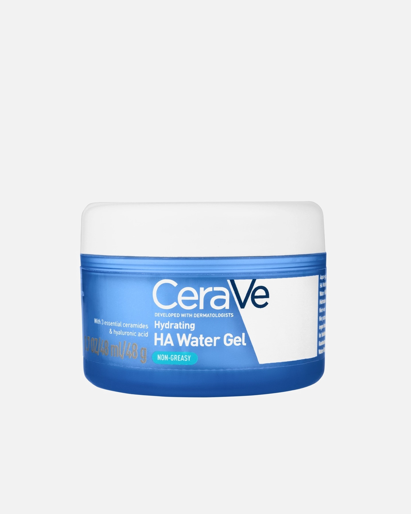 Gel visage pour Unisexe CeraVe Hydrating HA Water Gel 48 ml
