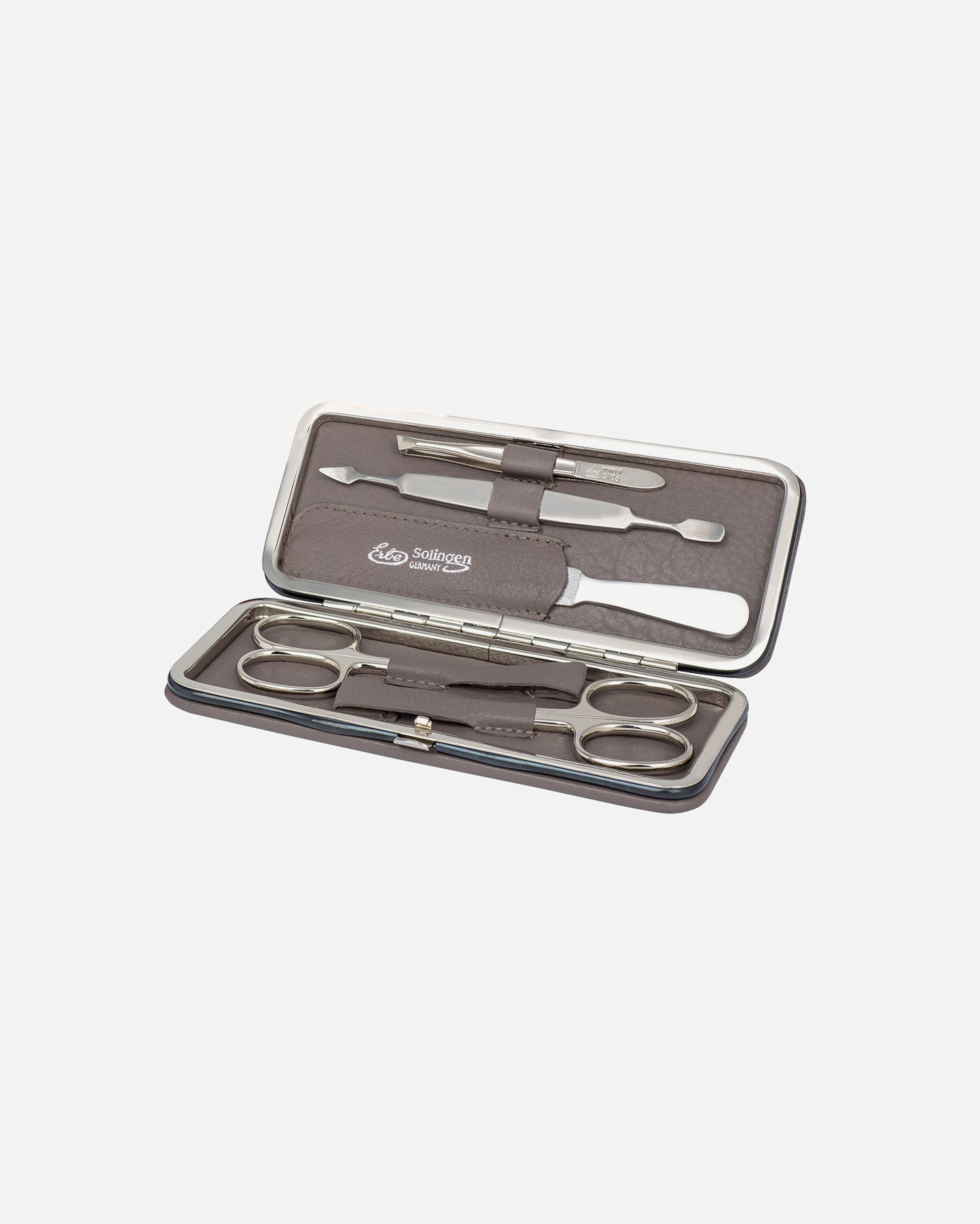 Étui pour Unisexe ERBE Siena Set de manucure Étui à branches série Siena, 5 pcs. Set de manucure Étui à branches série Siena, 5 pcs.