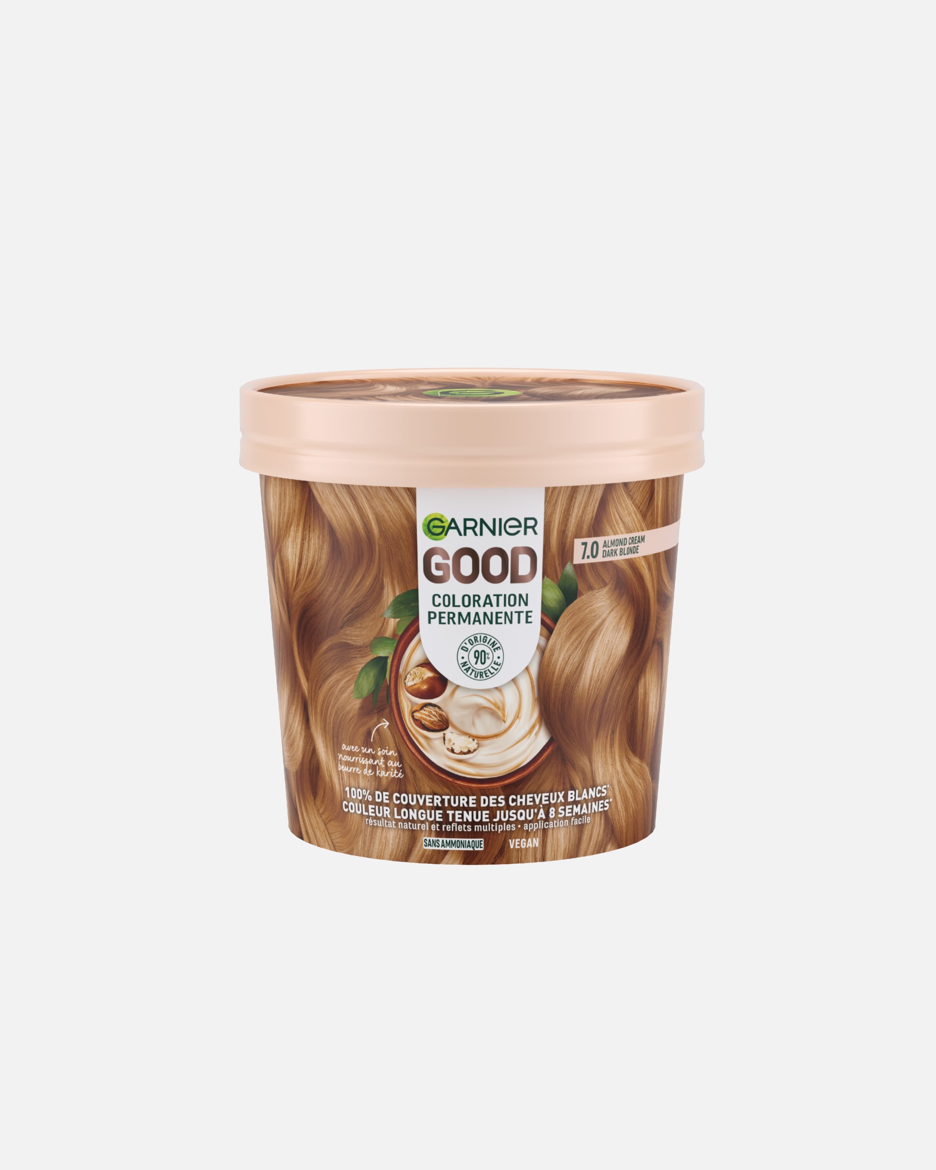 Coloration cheveux pour Unisexe Garnier Good ALMOND CREME DARK BLONDE