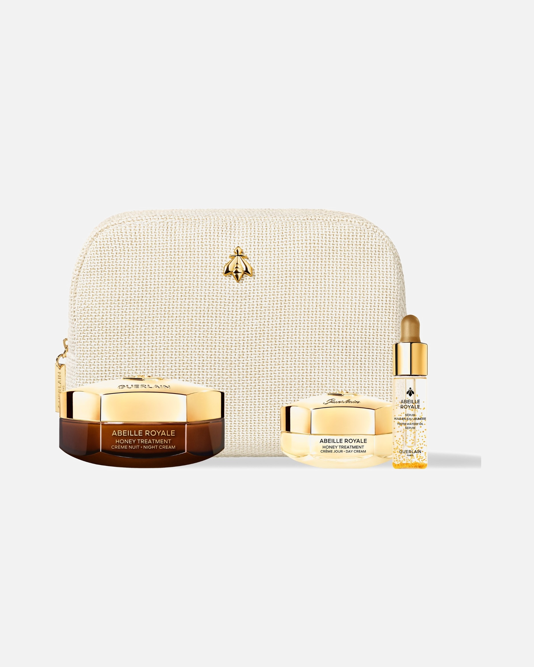 Coffret soin visage pour Femme Guerlain beille Royale Rituel Anti-Âge Réparation Jeunesse Honey Treatment Crème Nuit 1 unité