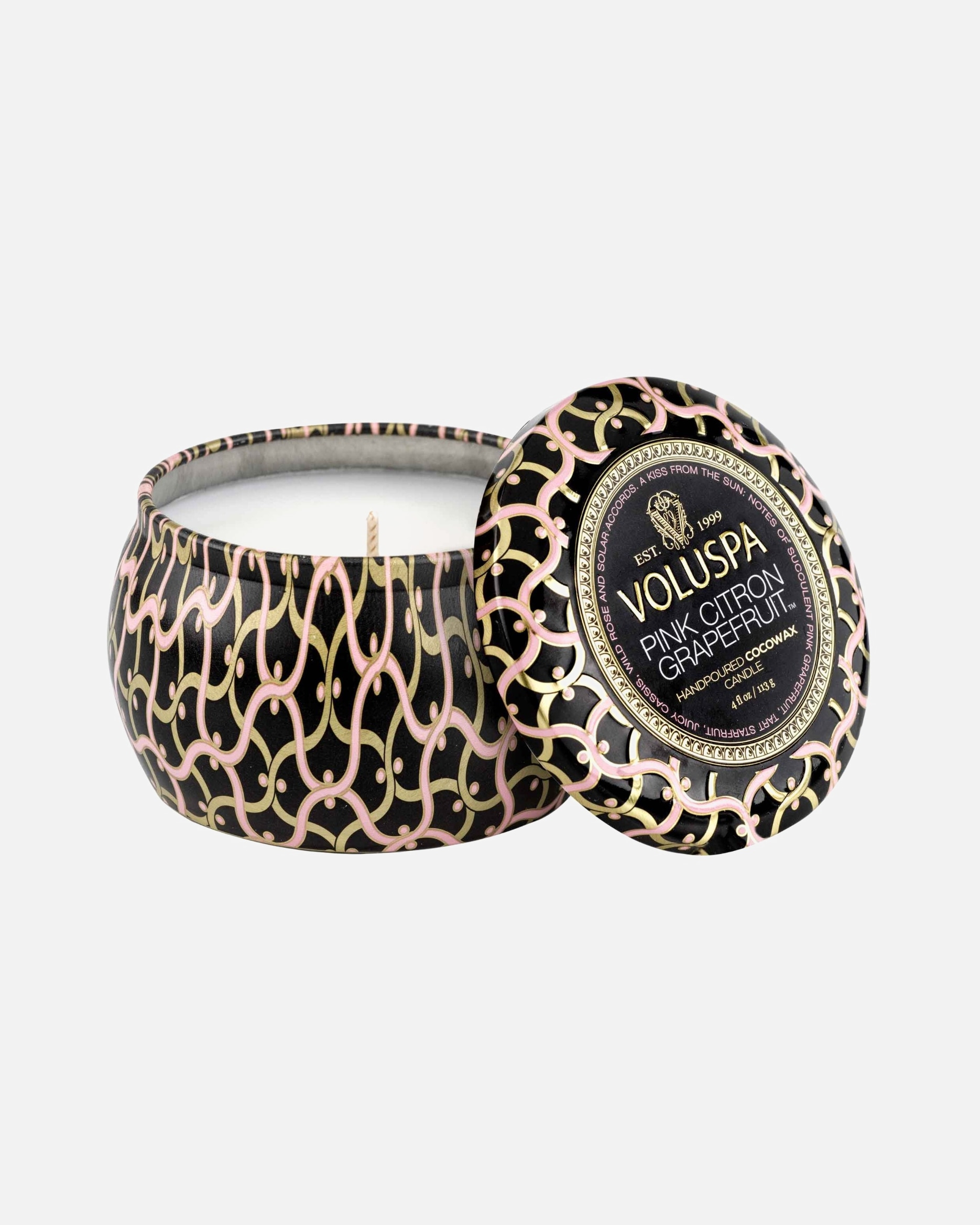 Parfum d'ambiance pour Unisexe VOLUSPA Maison Noir Mini Tin PINK CITRON