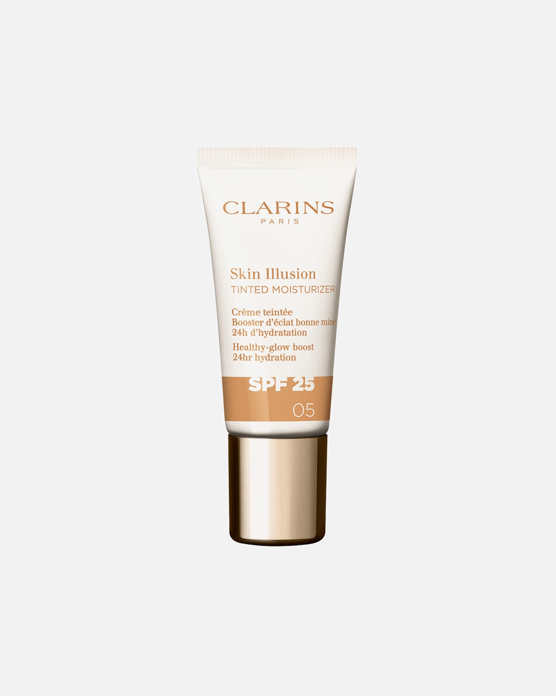 BB crème pour Unisexe Clarins Skin Illusion TINTED MOISTURIZER SPF25 – CREME TEINTEE BOOSTER D’ECLAT 05 - 15ml