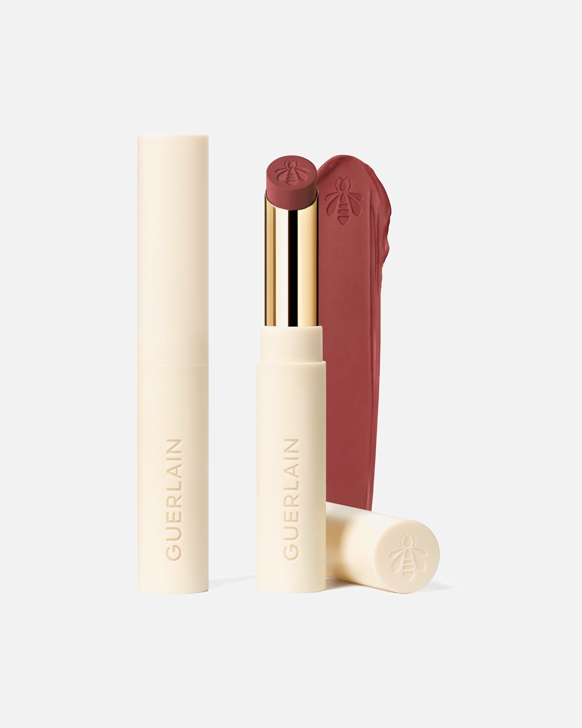 Rouge à lèvres pour Unisexe Guerlain KissKiss Le Rouge à Lèvres Intense Au Miel - Recharge 396 PEONY KISS - Recharge